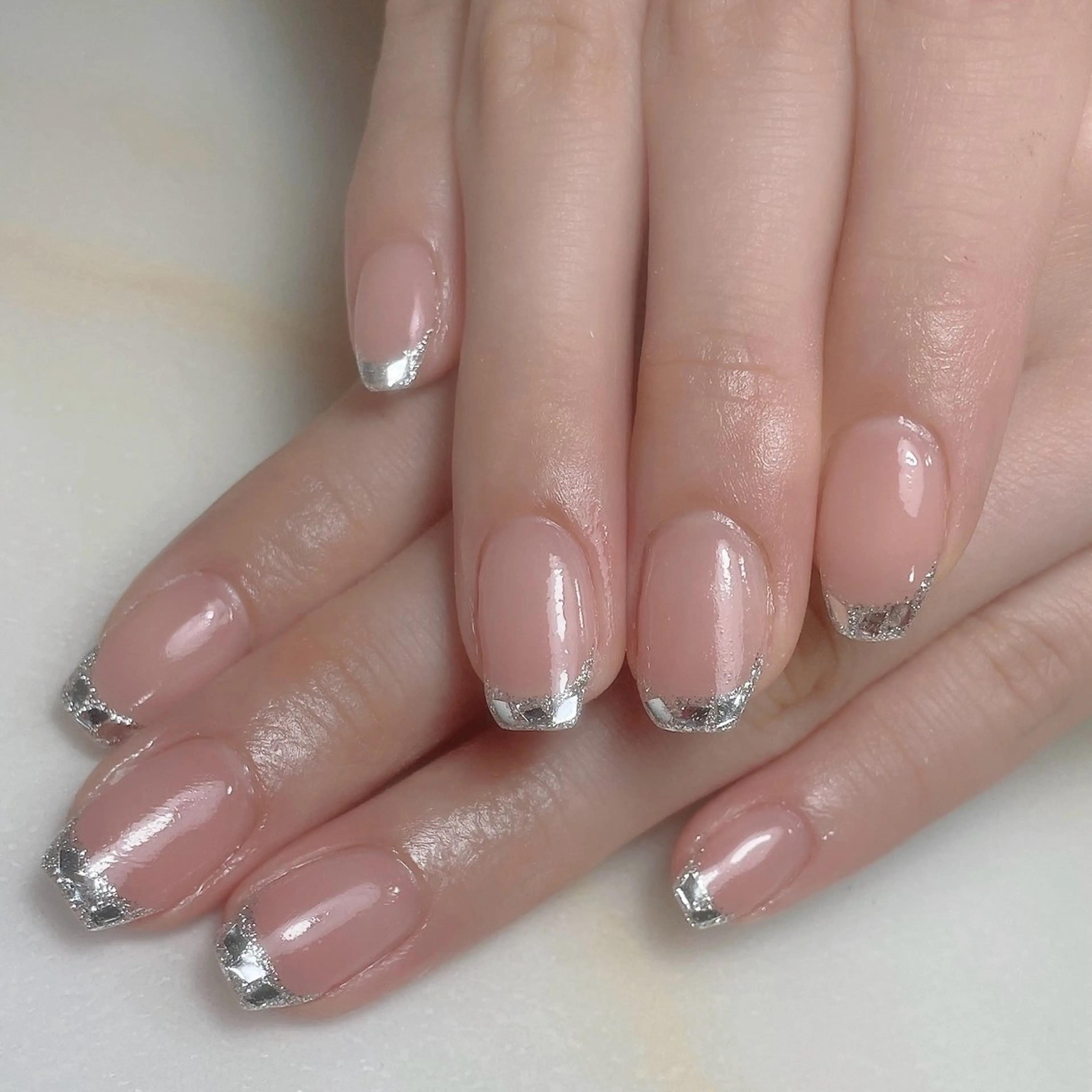 ネイル アートネイル フレンチネイル ジェルネイル グラデーション 韓国ネイル ハンドネイル 久保田 マリコのネイルデザイン