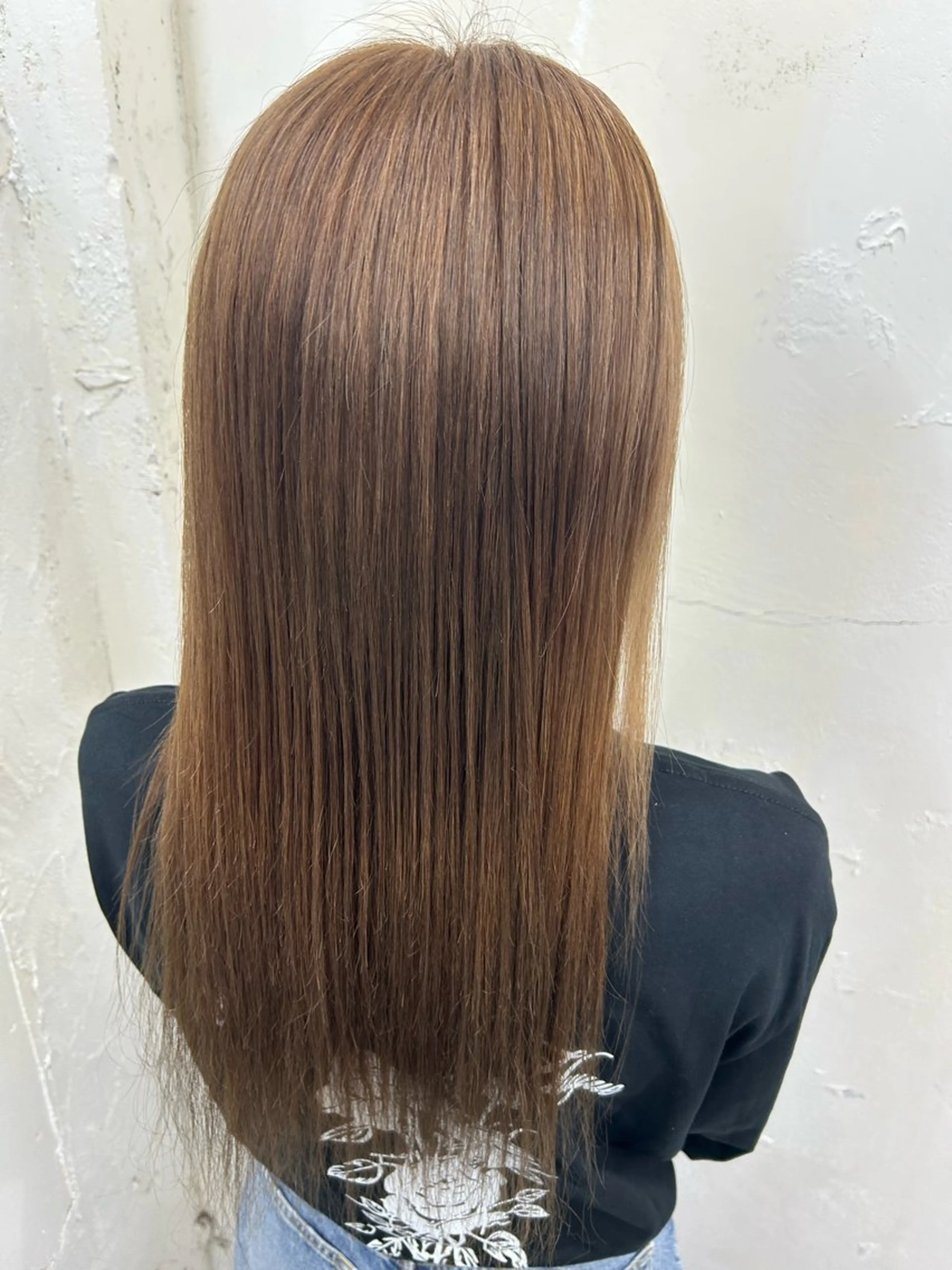 ミディアム カラー ブラウンカラー ダブルカラー ミルクティーブラウン ヘアカラー ALPHA. 宏哉のヘアスタイル