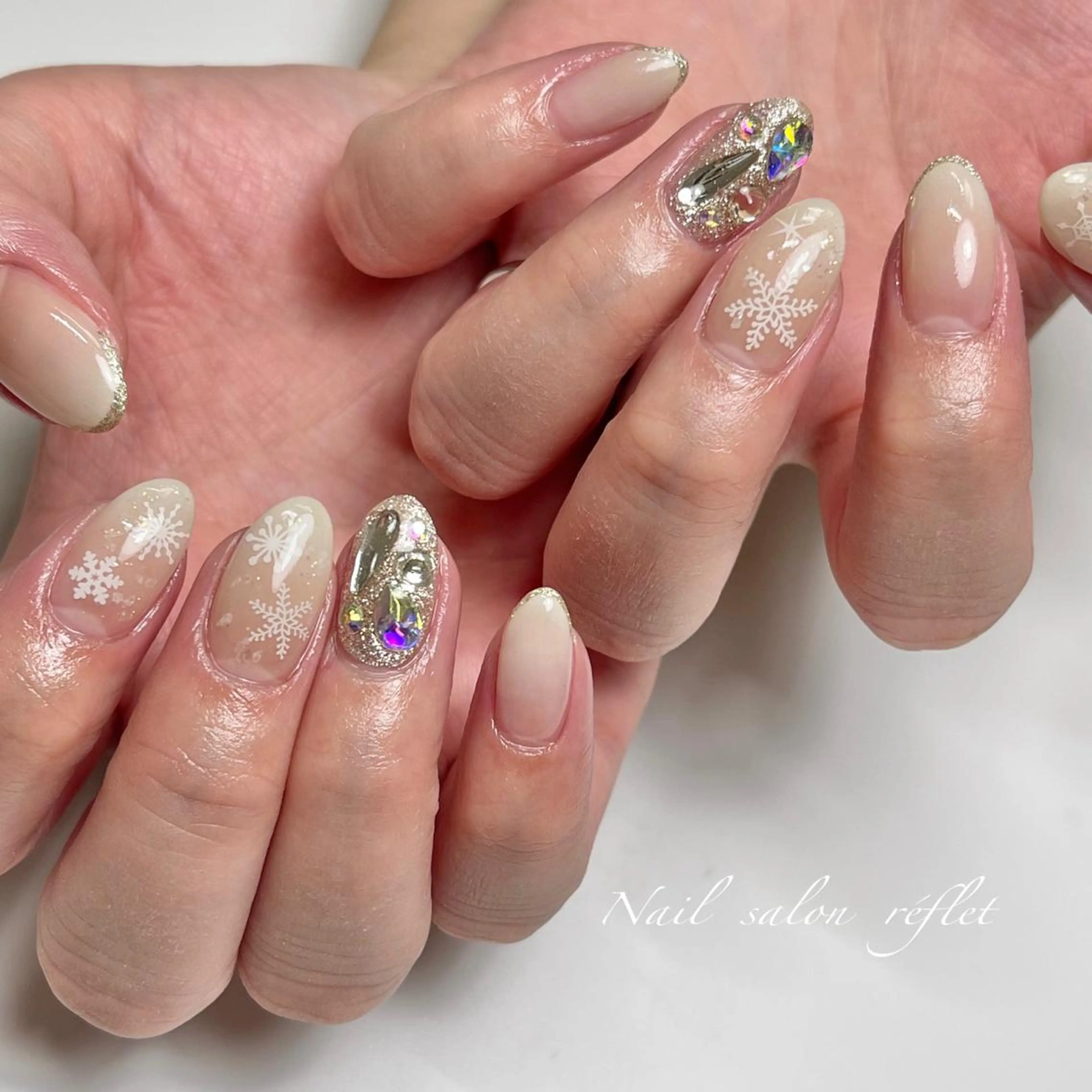 ネイル ラメ(グリッター) ハンドネイル Nail  salon  Lebel所属・Nailsalon Lebelのネイルデザイン