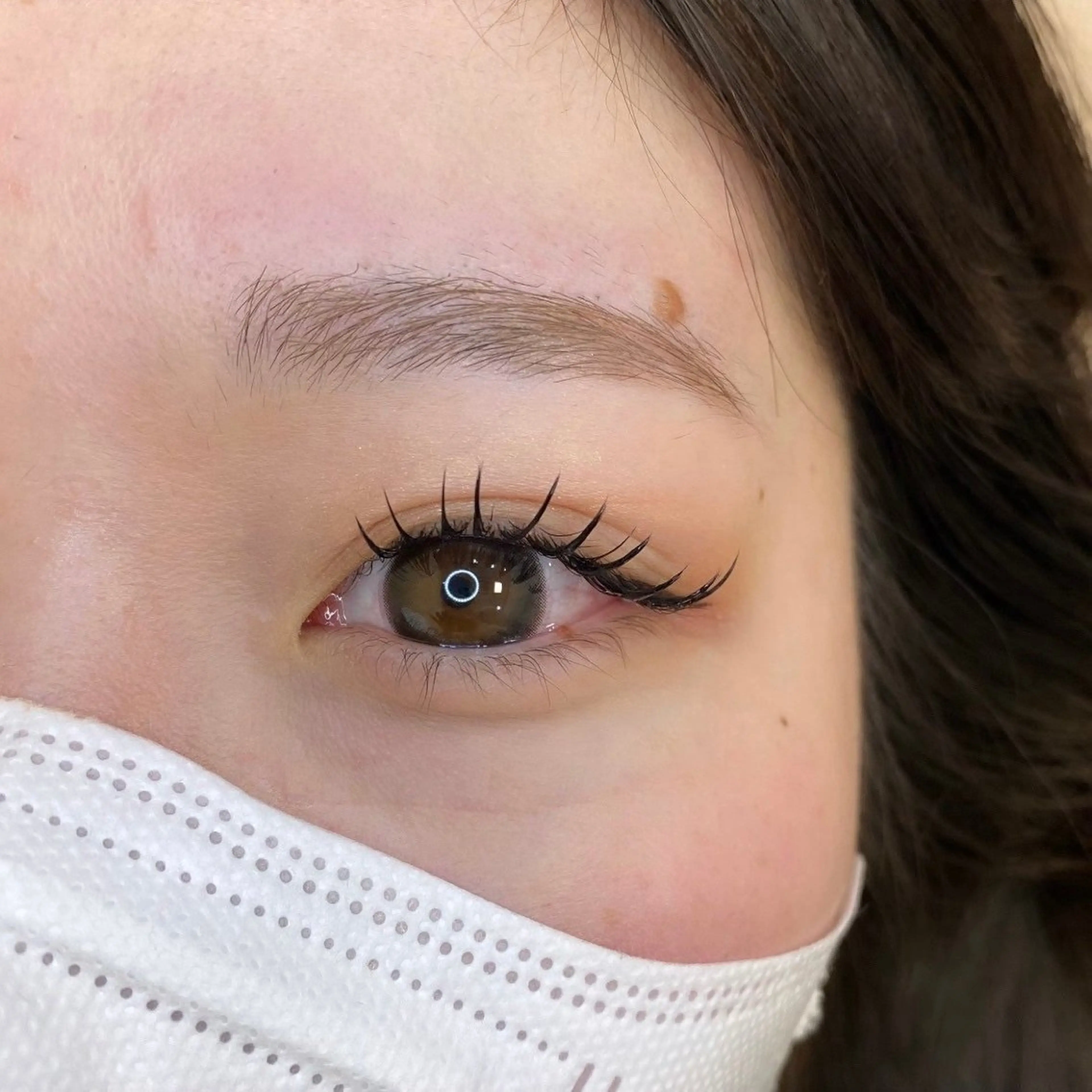 エクステ140本【フラットラッシュ】の写真