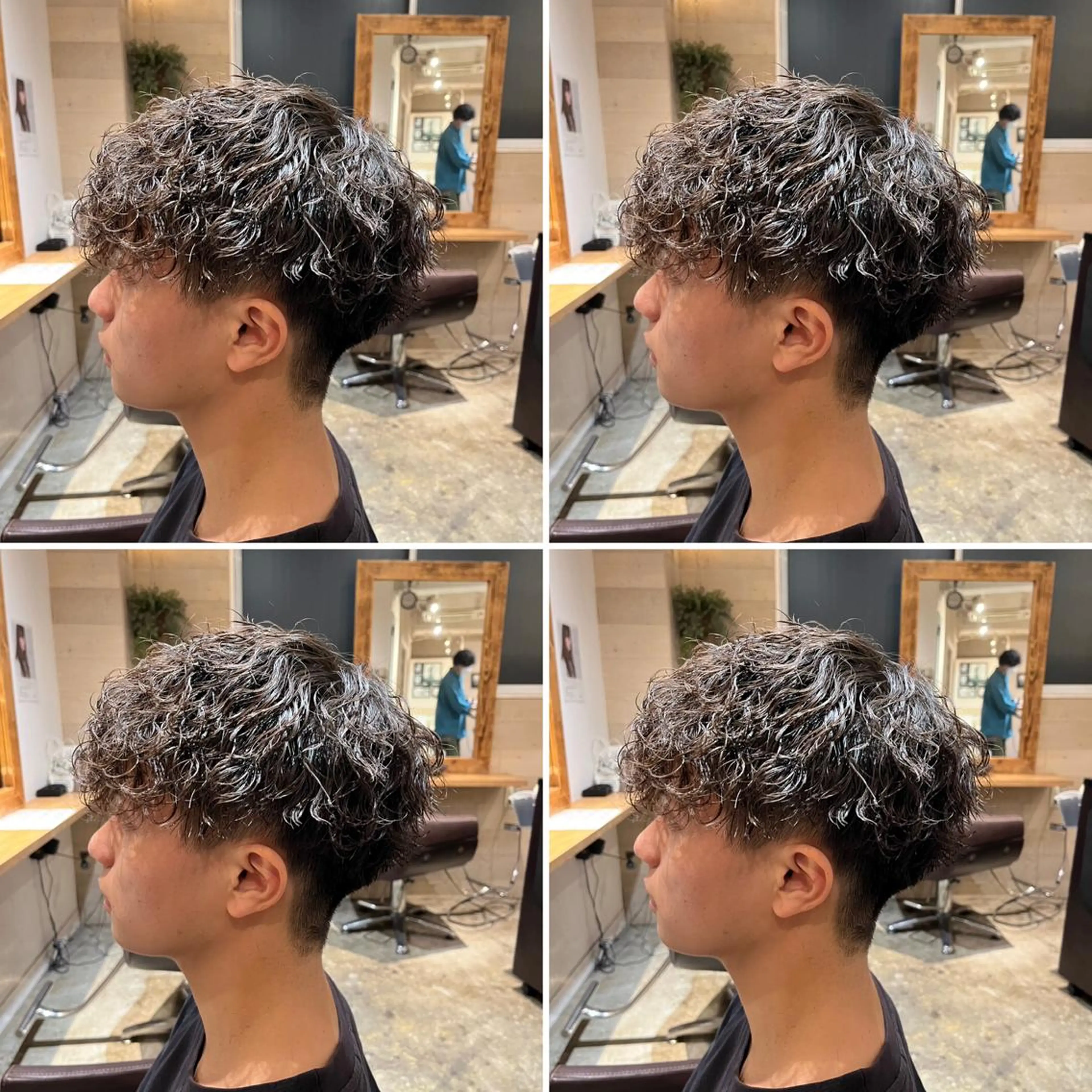 パーマ メンズ カット パーマ トリートメント ヘアセット 👑メンズパーマ特化 店長望月謙二郎👑のヘアスタイル