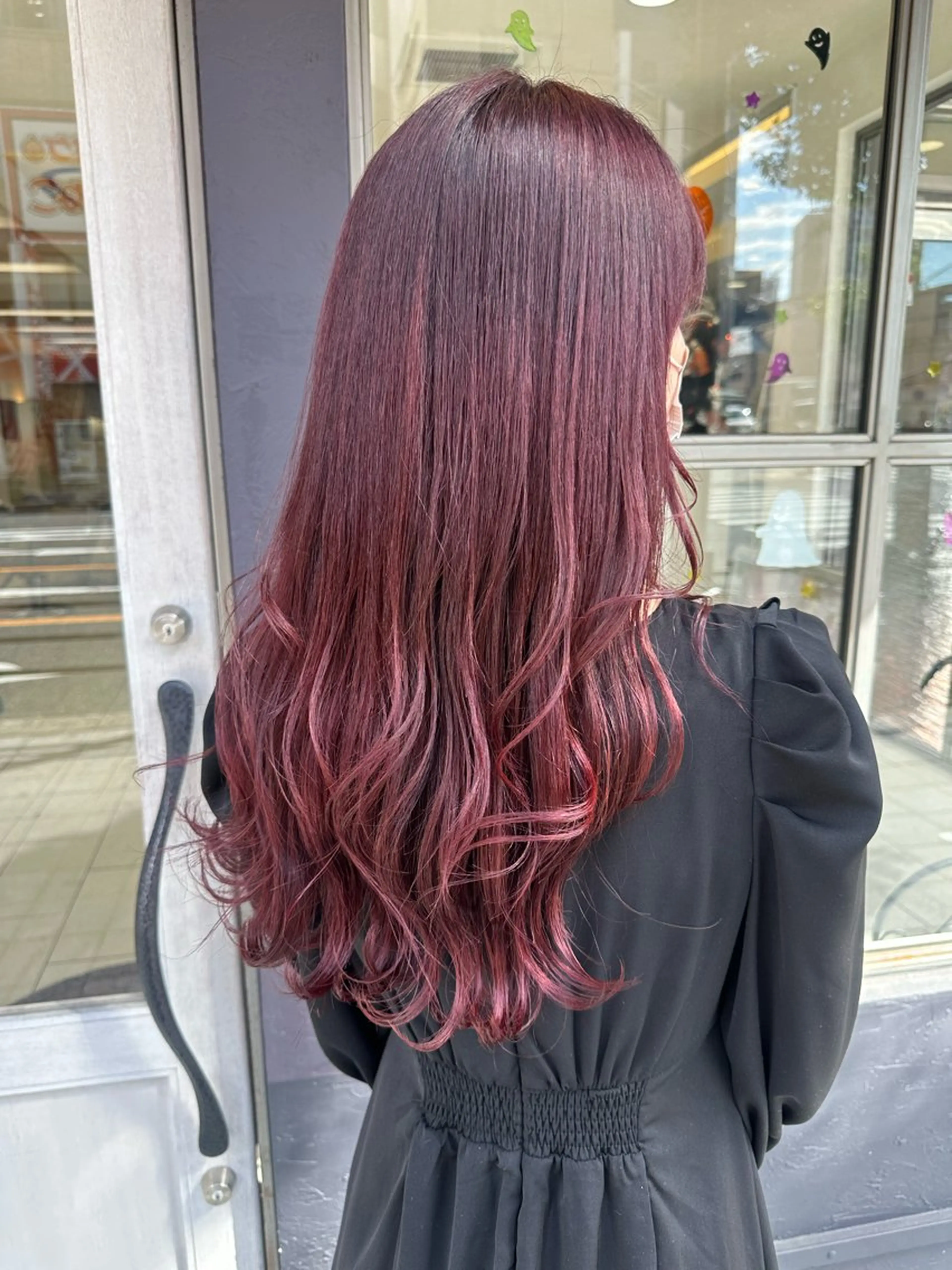 ロング カラー 【寺田町】ソリハシ アキラのヘアスタイル