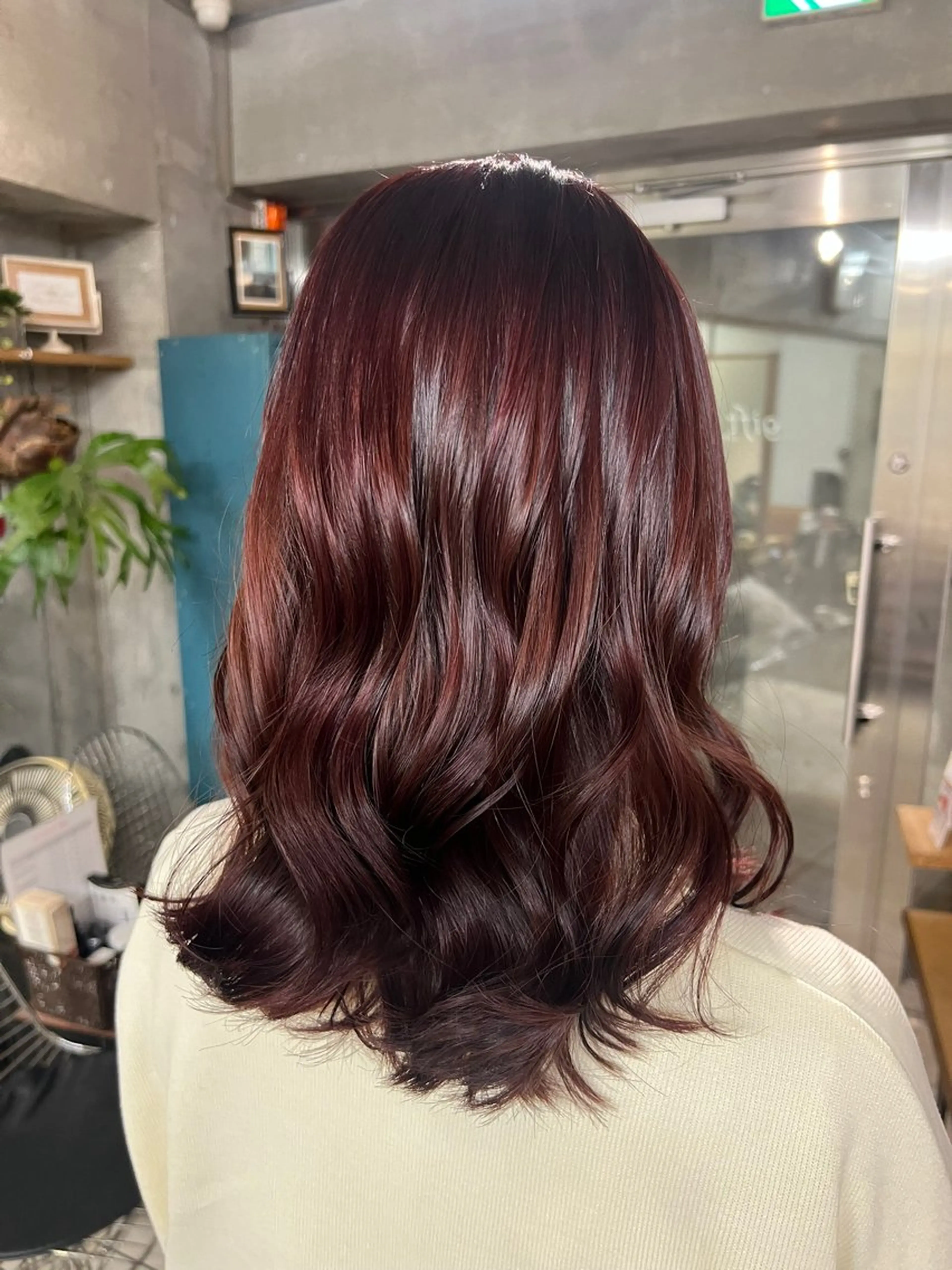 ミディアム ヘアカラー 土田かほ/本日🈳 透明感カラー🍃のヘアスタイル