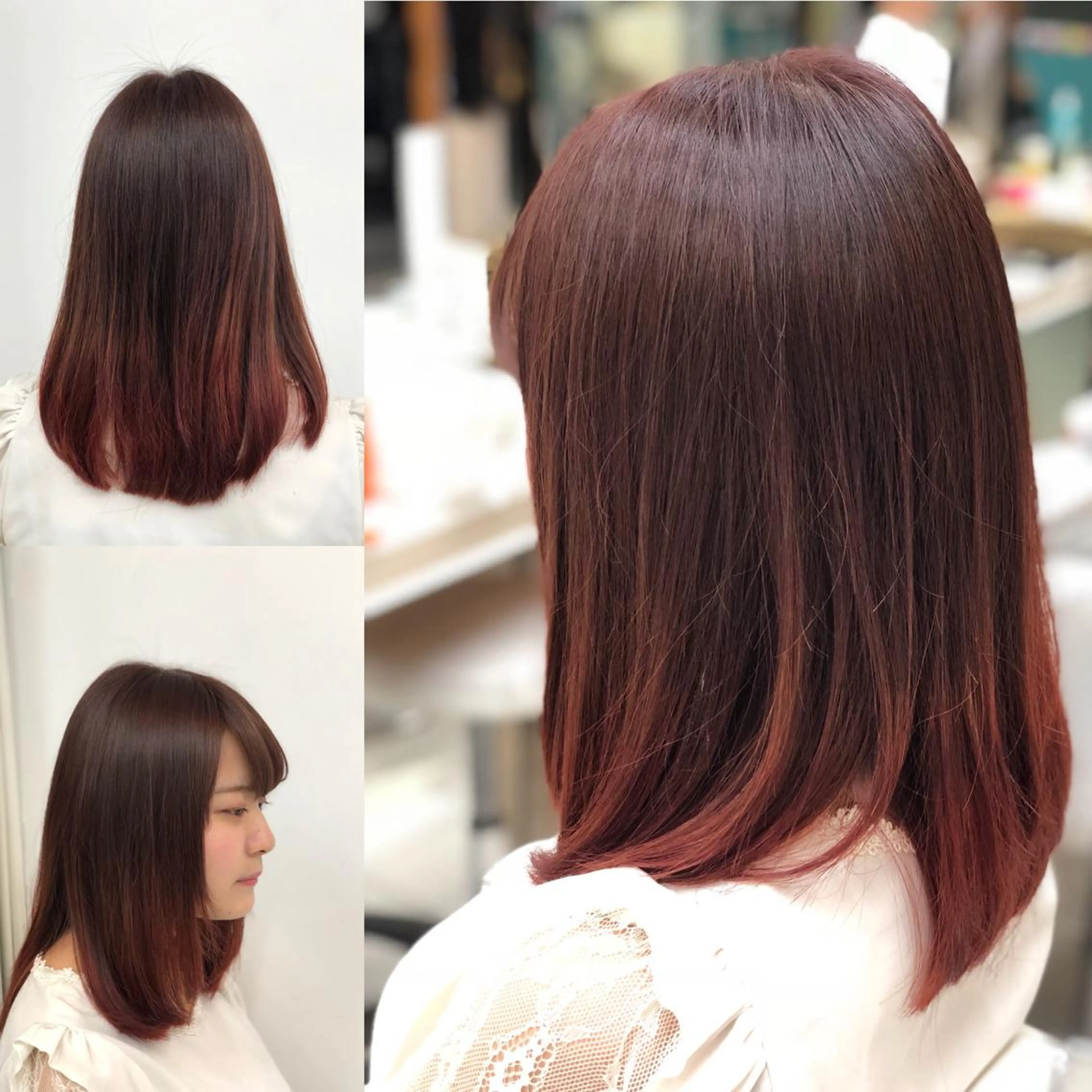 セミロング カラー イルミナカラー Ｄirector 　徳久　真紀の眉毛・アイブロウイメージ