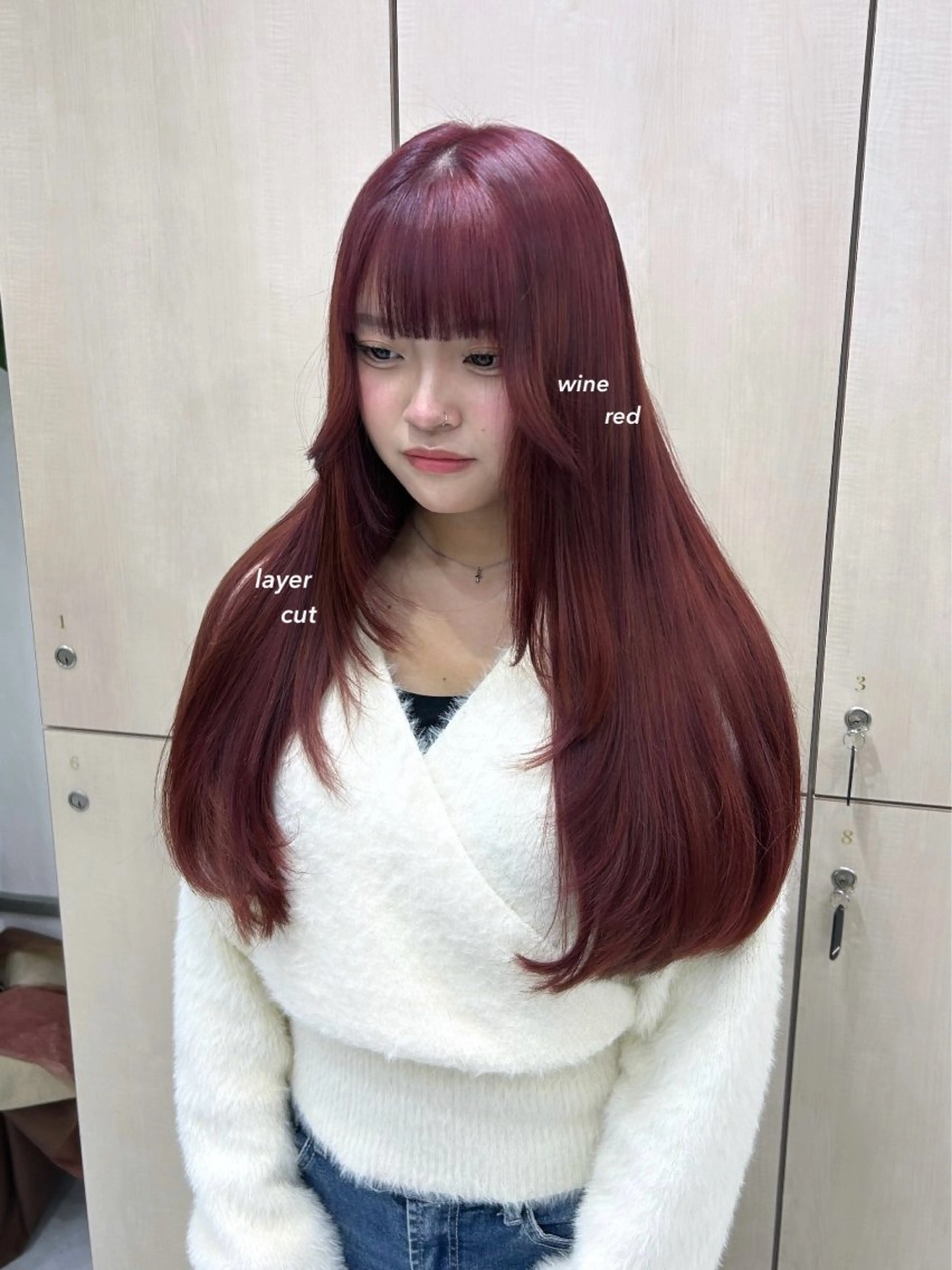 ロング カラー IS所属・横浜美容室/透明感 カラー/レイヤーのヘアスタイル