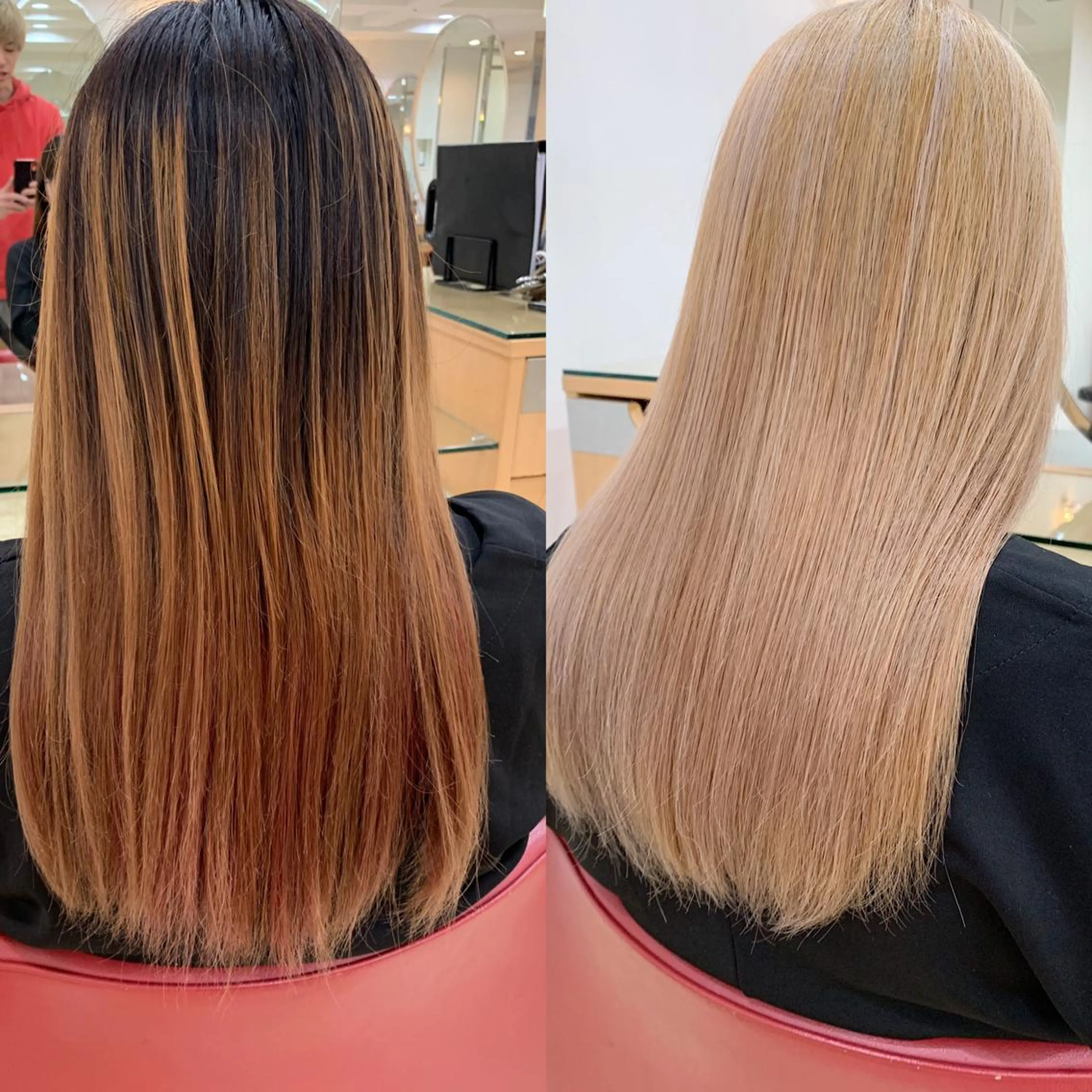 カラー ベージュカラー ミルクティーベージュ ✨艶ブリーチカラー ✨四ノ宮裕己のヘアスタイル