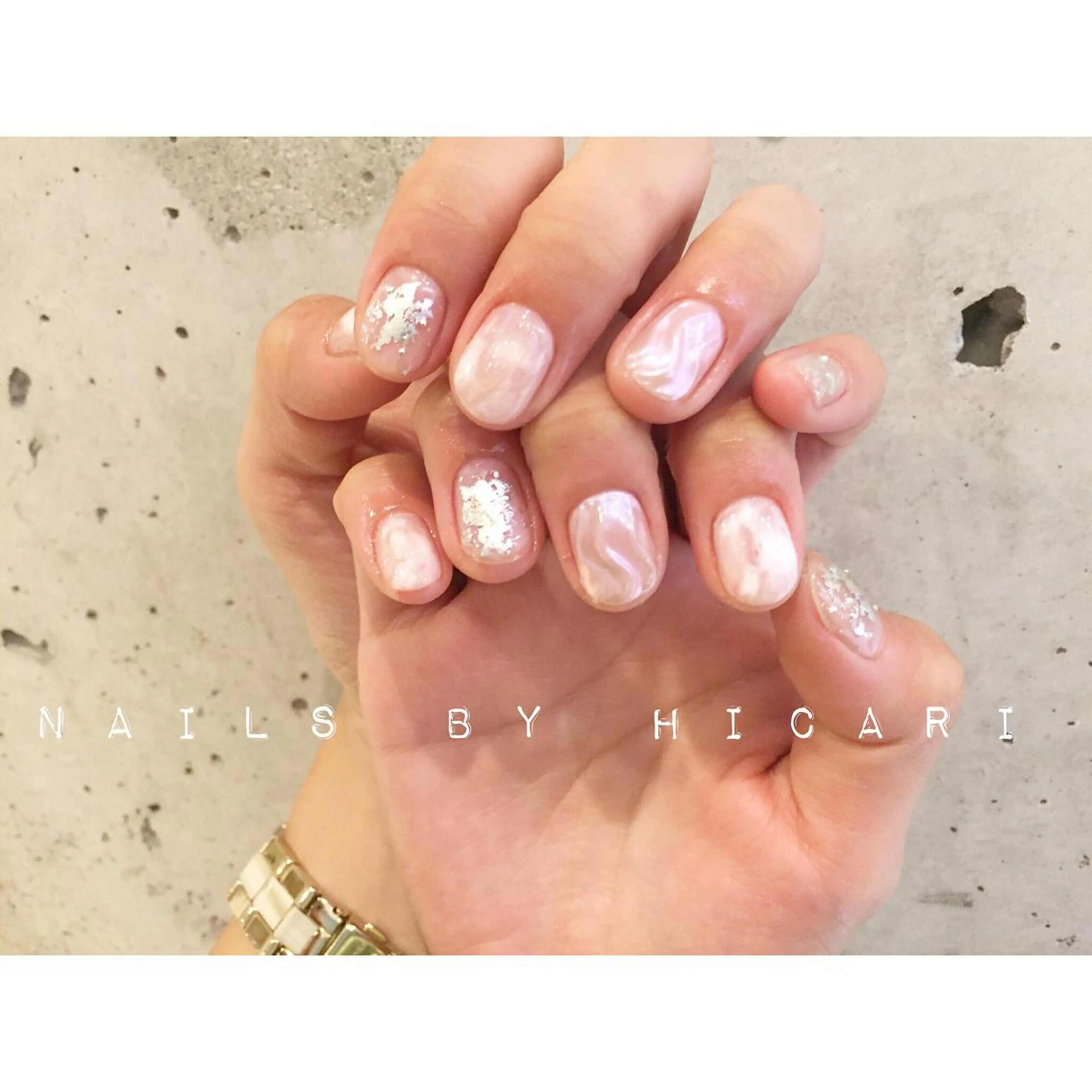 ショート カラー ネイル マツエク・マツパ ジェルネイル ニュアンスネイル パラジェル illum hicariのネイルデザイン