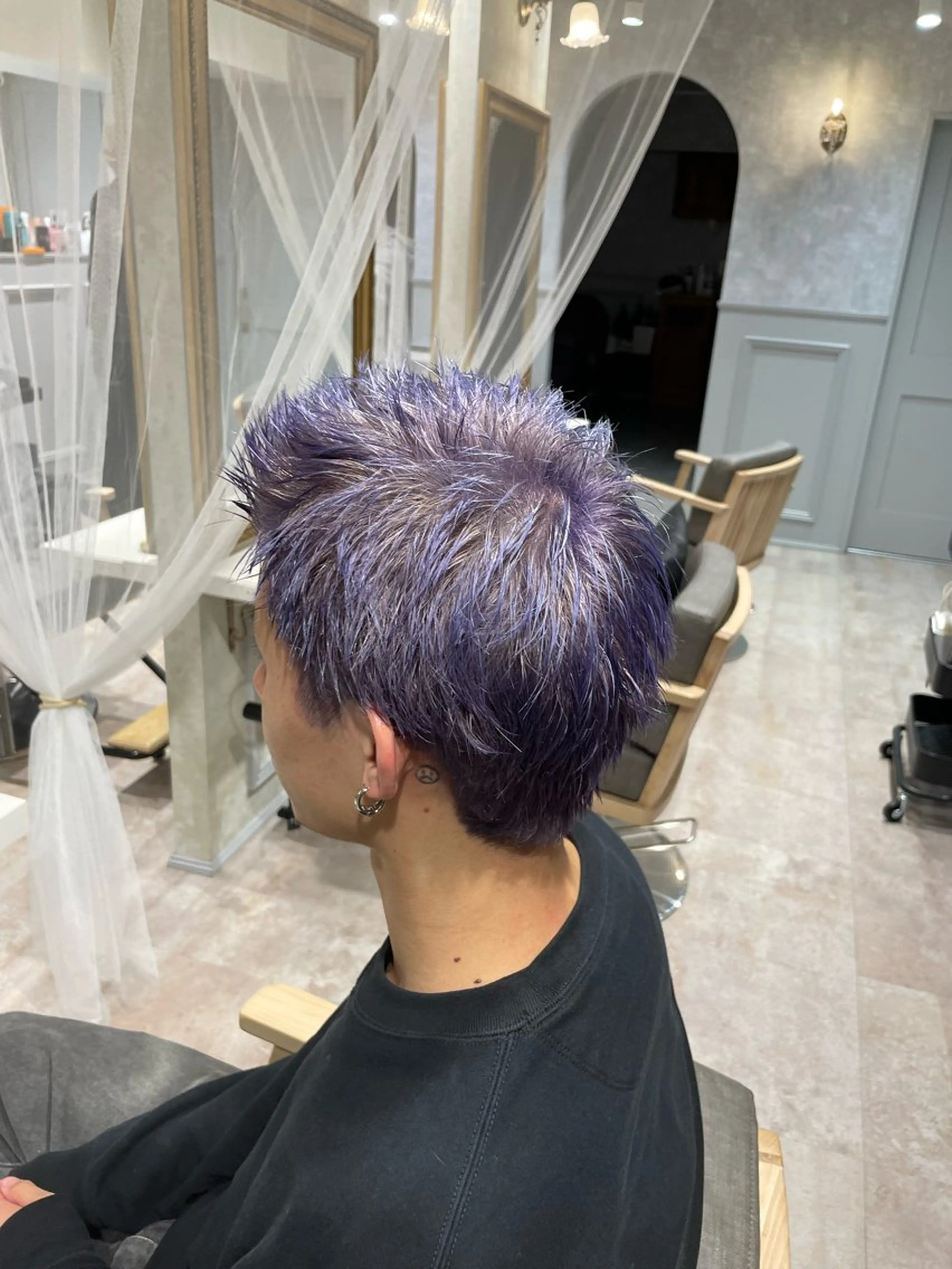 ショート メンズ メンズブリーチ 下田 颯太のヘアスタイル