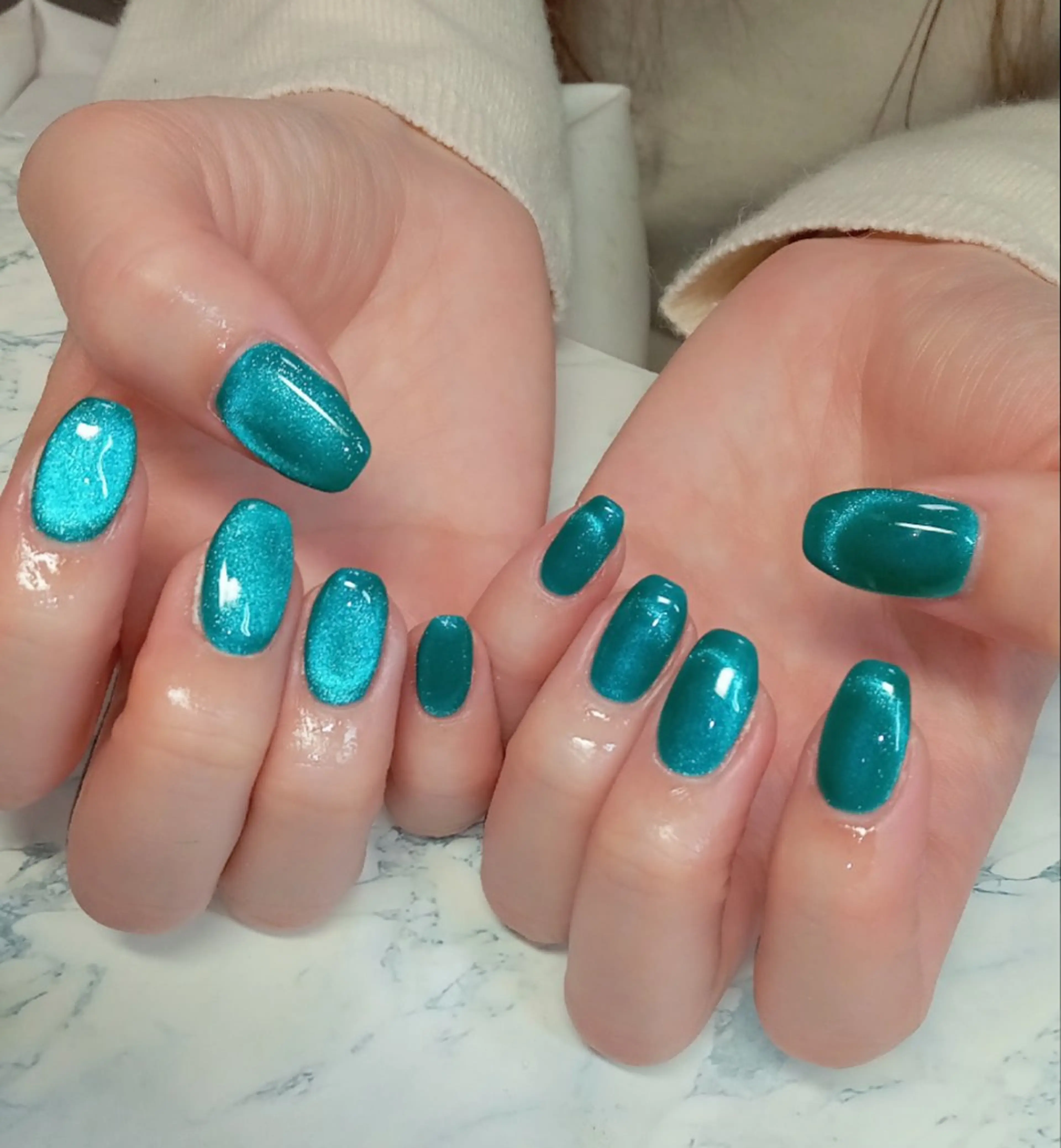 パーマ ハンドネイル flure de neige yukiのネイルデザイン