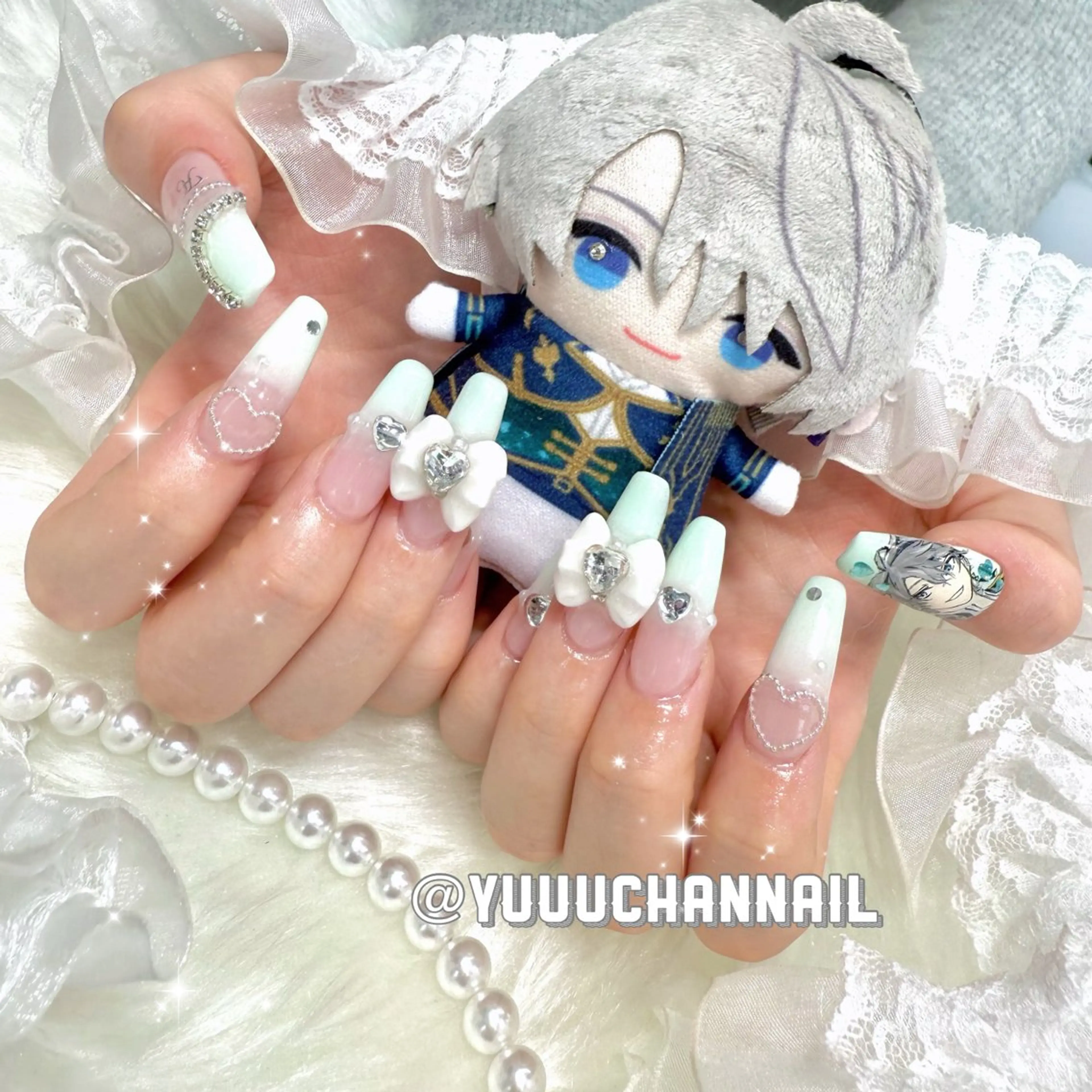 ネイル 痛ネイル🩷渋谷 🧸Yunaのネイルデザイン