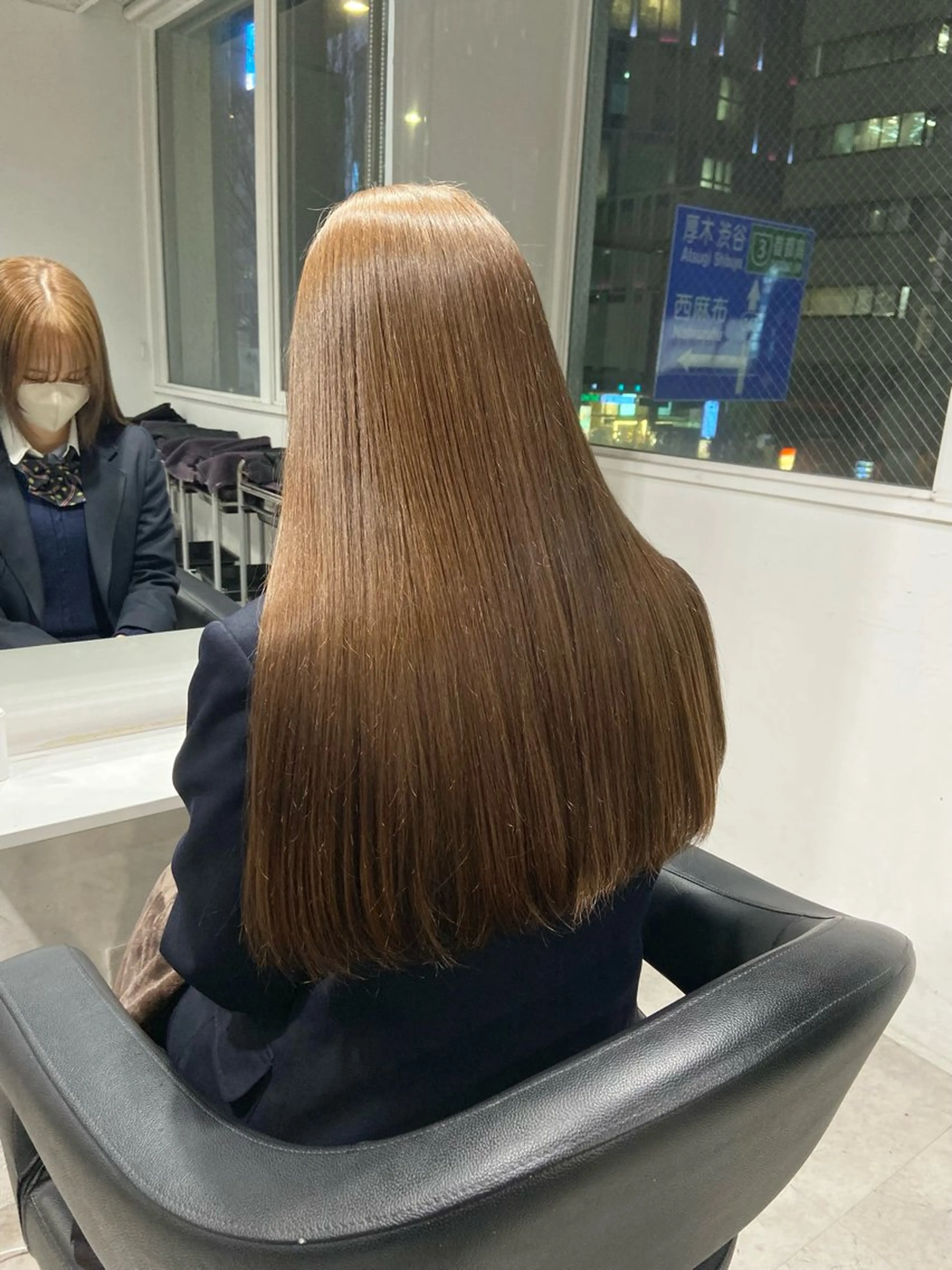 ロング カラー ヘアアレンジ トレンドモテカラー 🩷色落ちまで可愛くのヘアスタイル