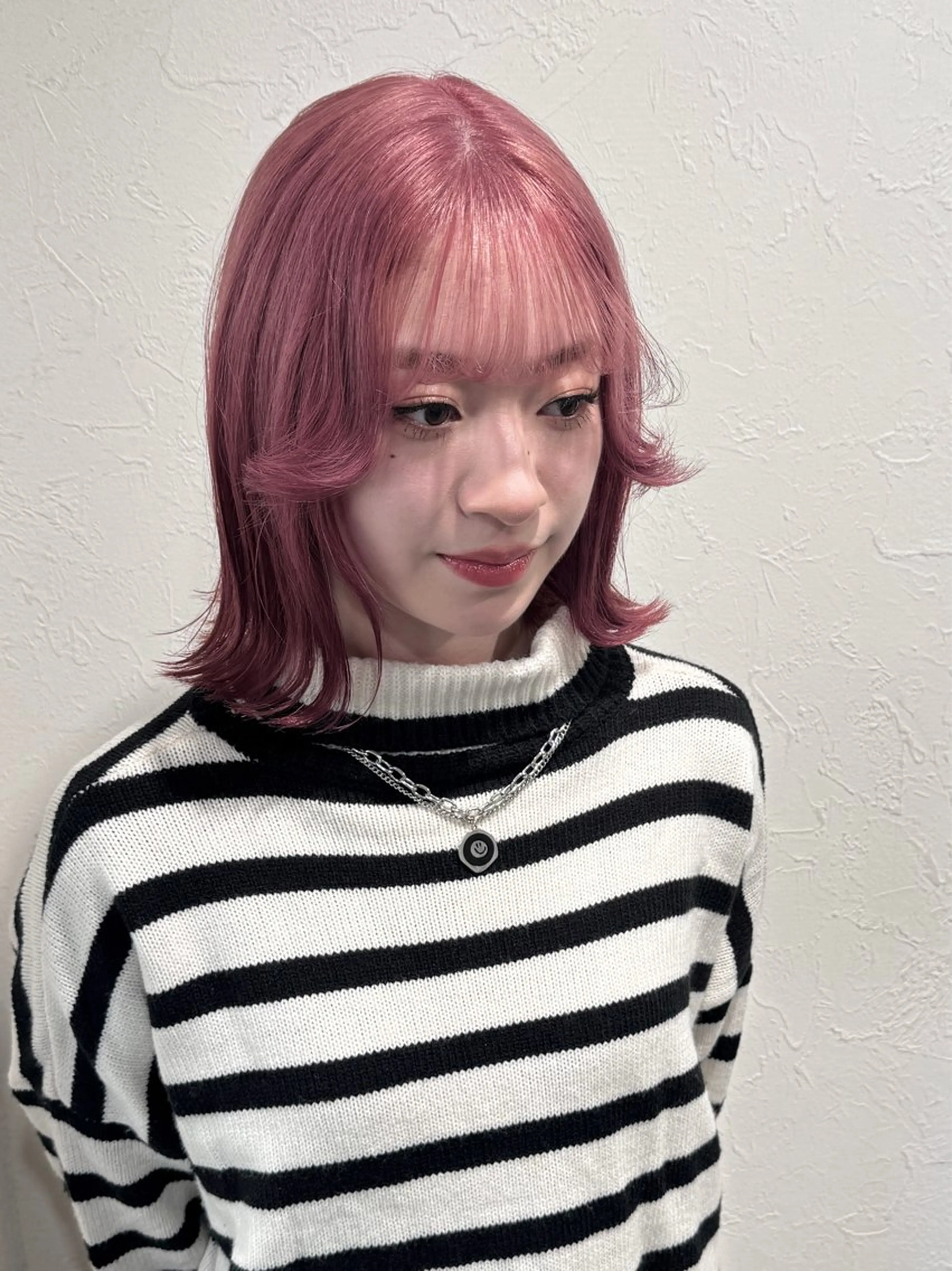 ミディアム ハイトーン/レイヤー /艶カラー🎀のヘアスタイル