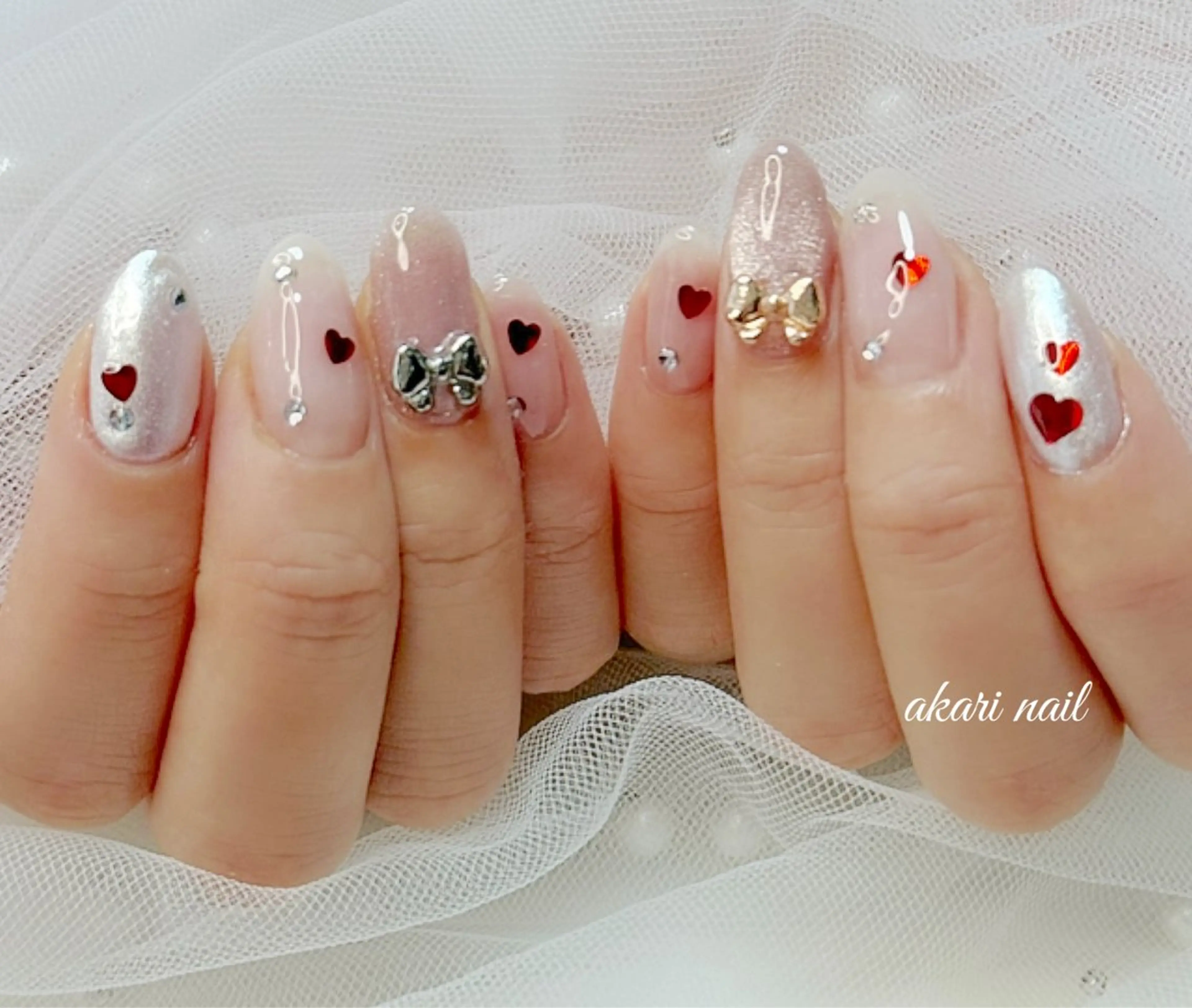 ネイル ハンドネイル フットネイル AKARI nail💅のネイルデザイン