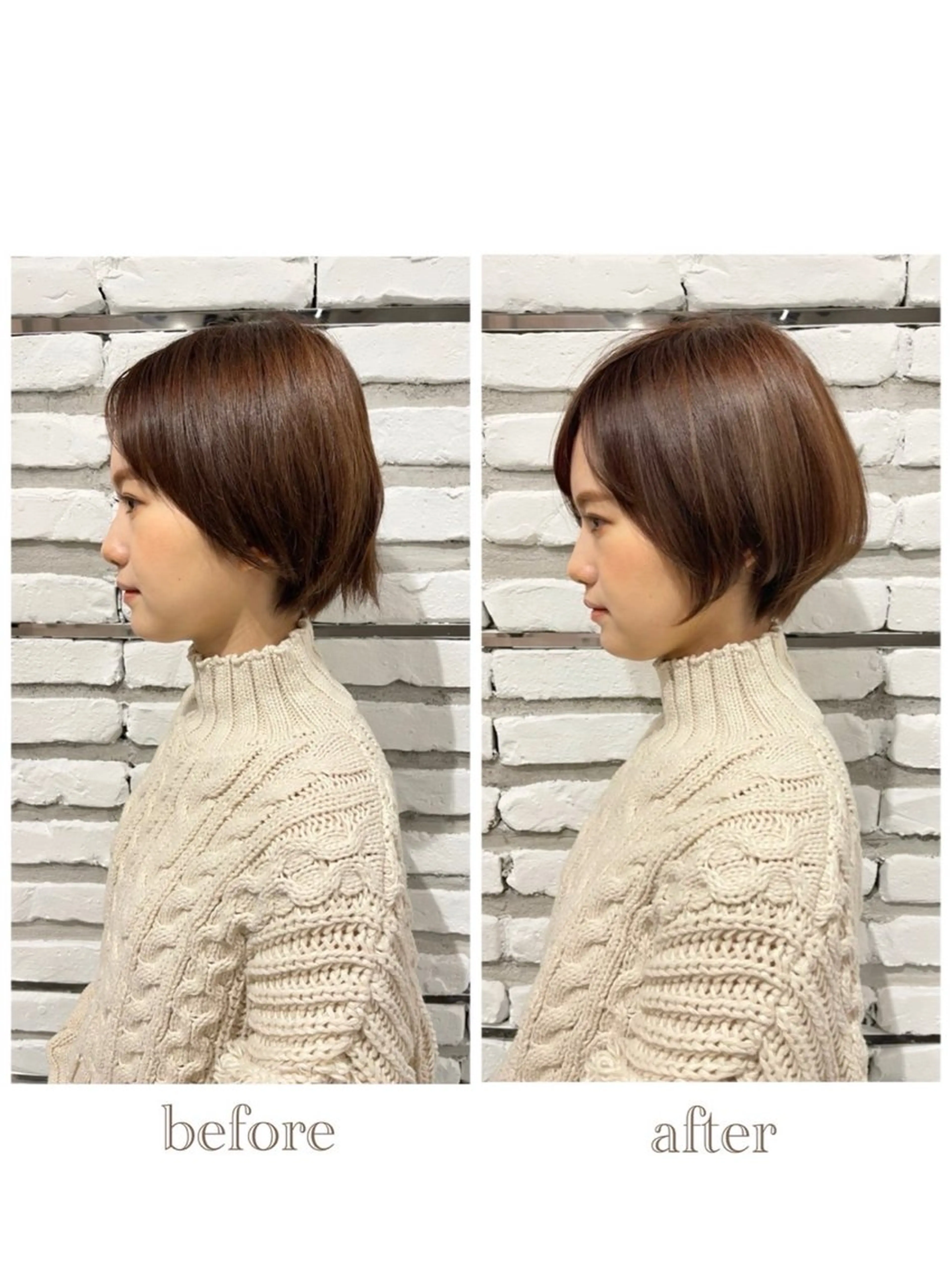 ショート カラー 似合わせバランス得意 青野さくらのヘアスタイル