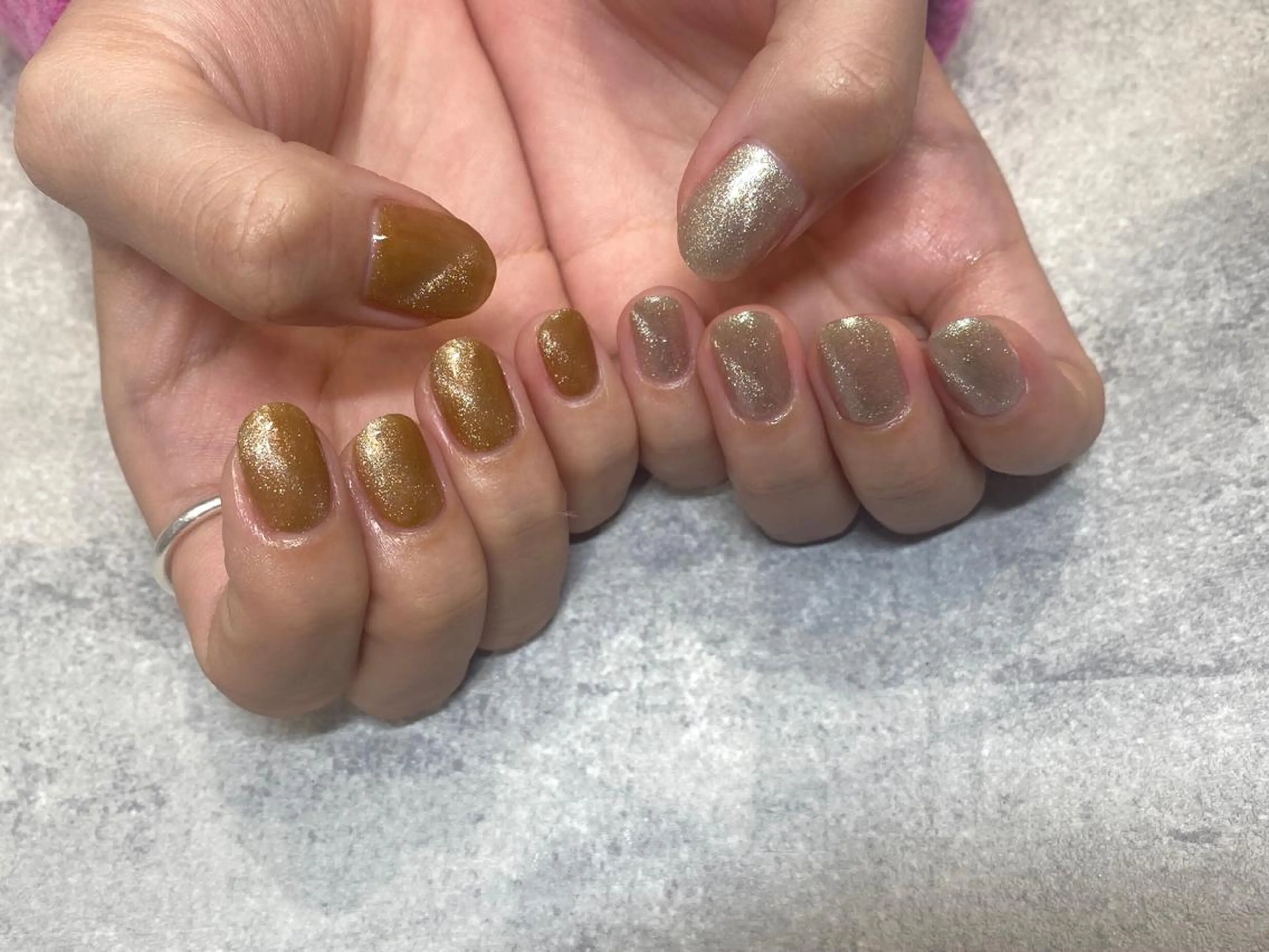 ネイル ハンドネイル NINEnami ニュアンスネイルのネイルデザイン