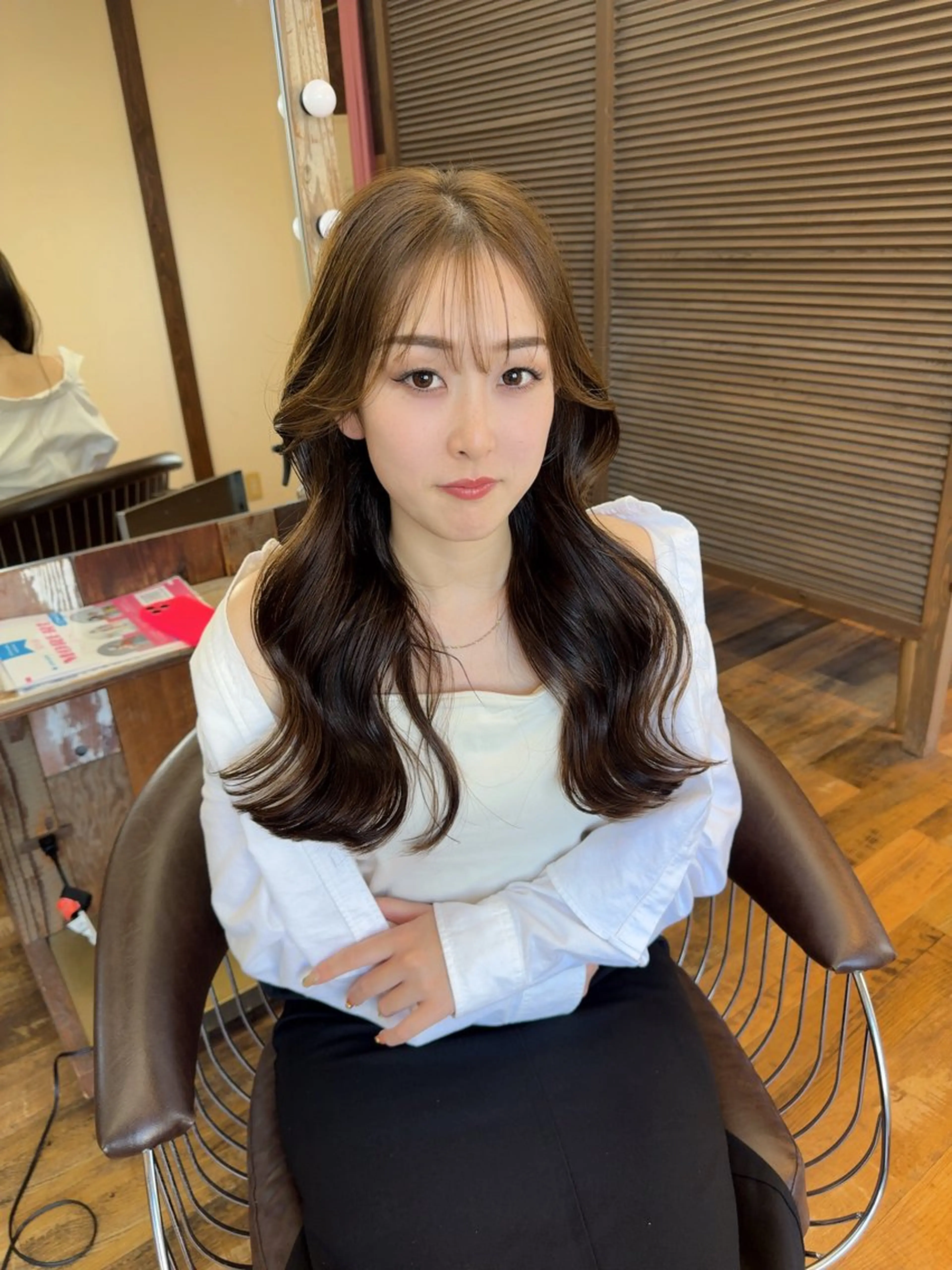 カット+ブリーチなしWカラー+トリートメントの写真