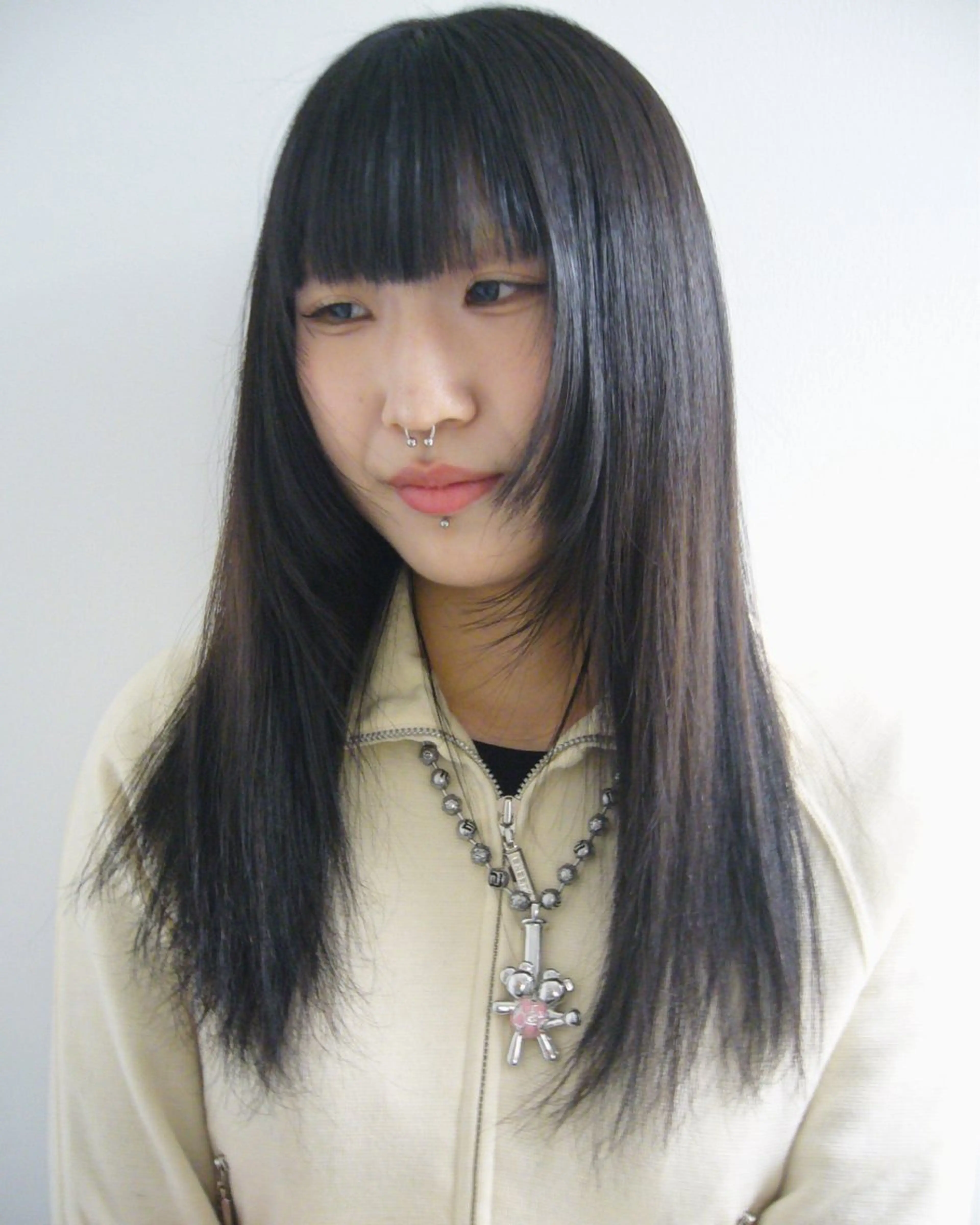 ロング 縮毛矯正 トリートメント ケアパーマ/ケアブリ ーチdaisukeのヘアスタイル