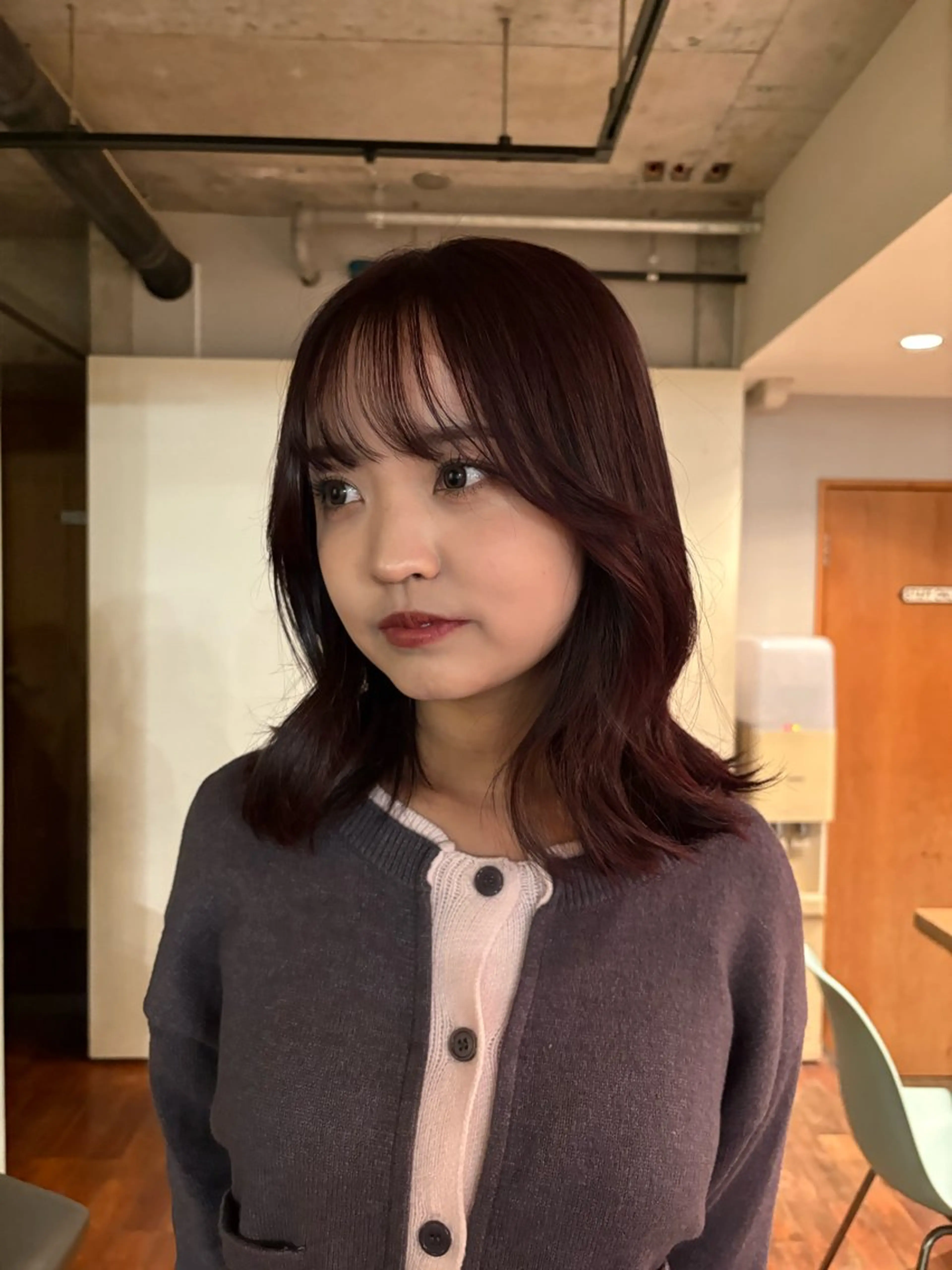 ミディアム カラー ヘアカラー NORA saya🍀のヘアスタイル