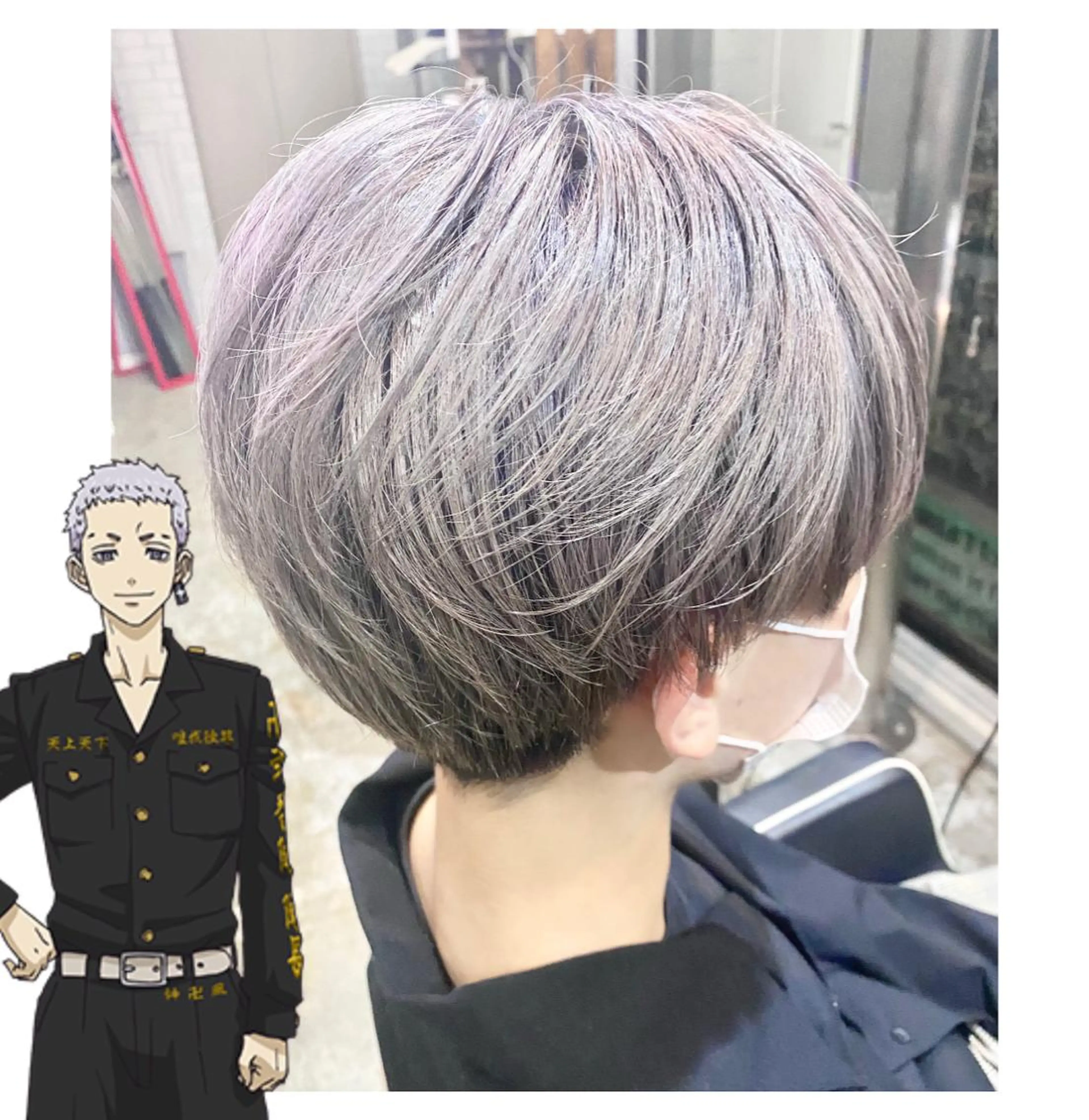 ショート カラー GARU-ガル-所属・TSUNO🦖 派手髪/オタク美容師のヘアスタイル