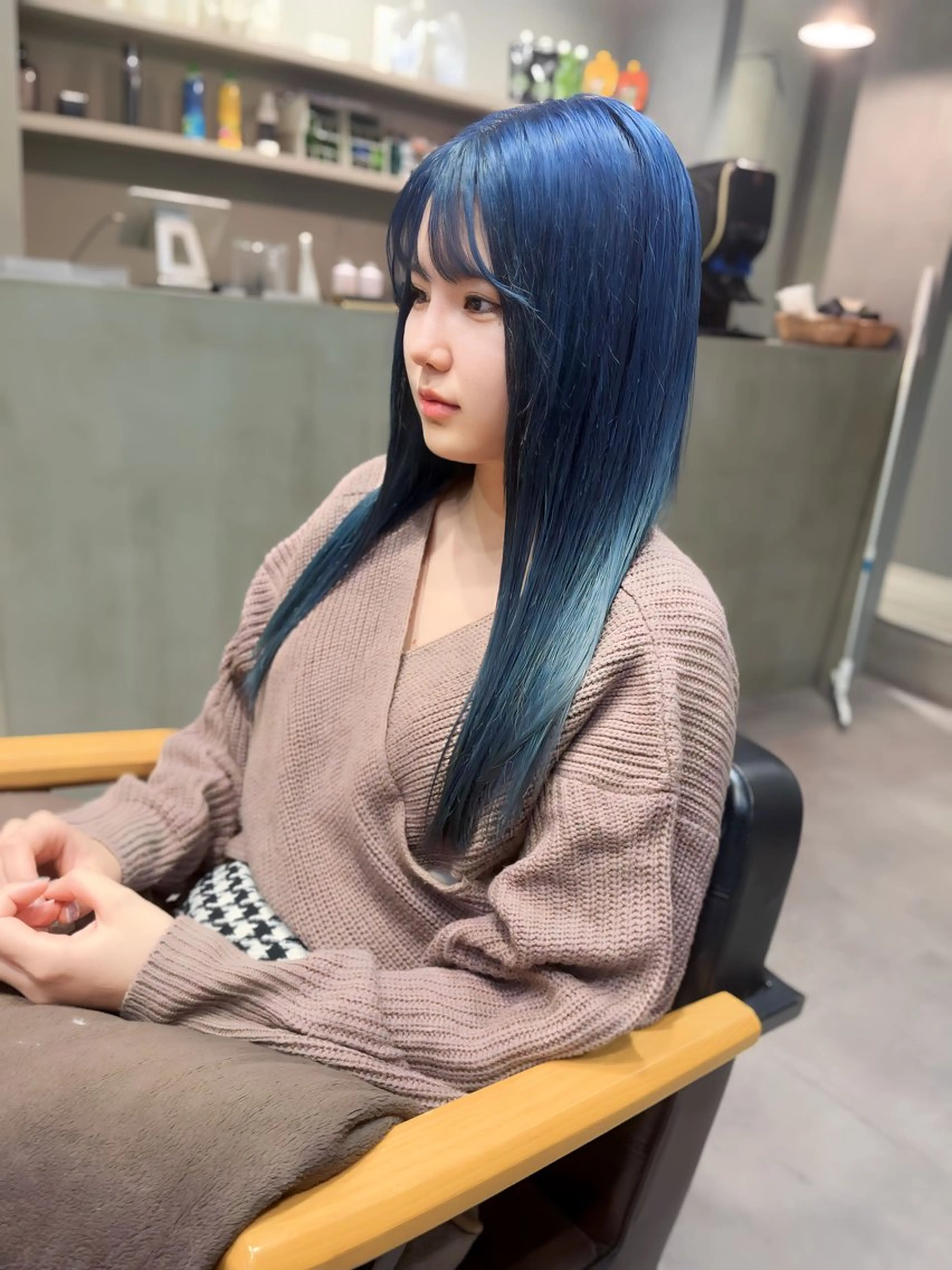 セミロング カラー ヘアカラー ヘッドスパ 佐藤優太朗 似合わせ/髪質改善のヘアスタイル