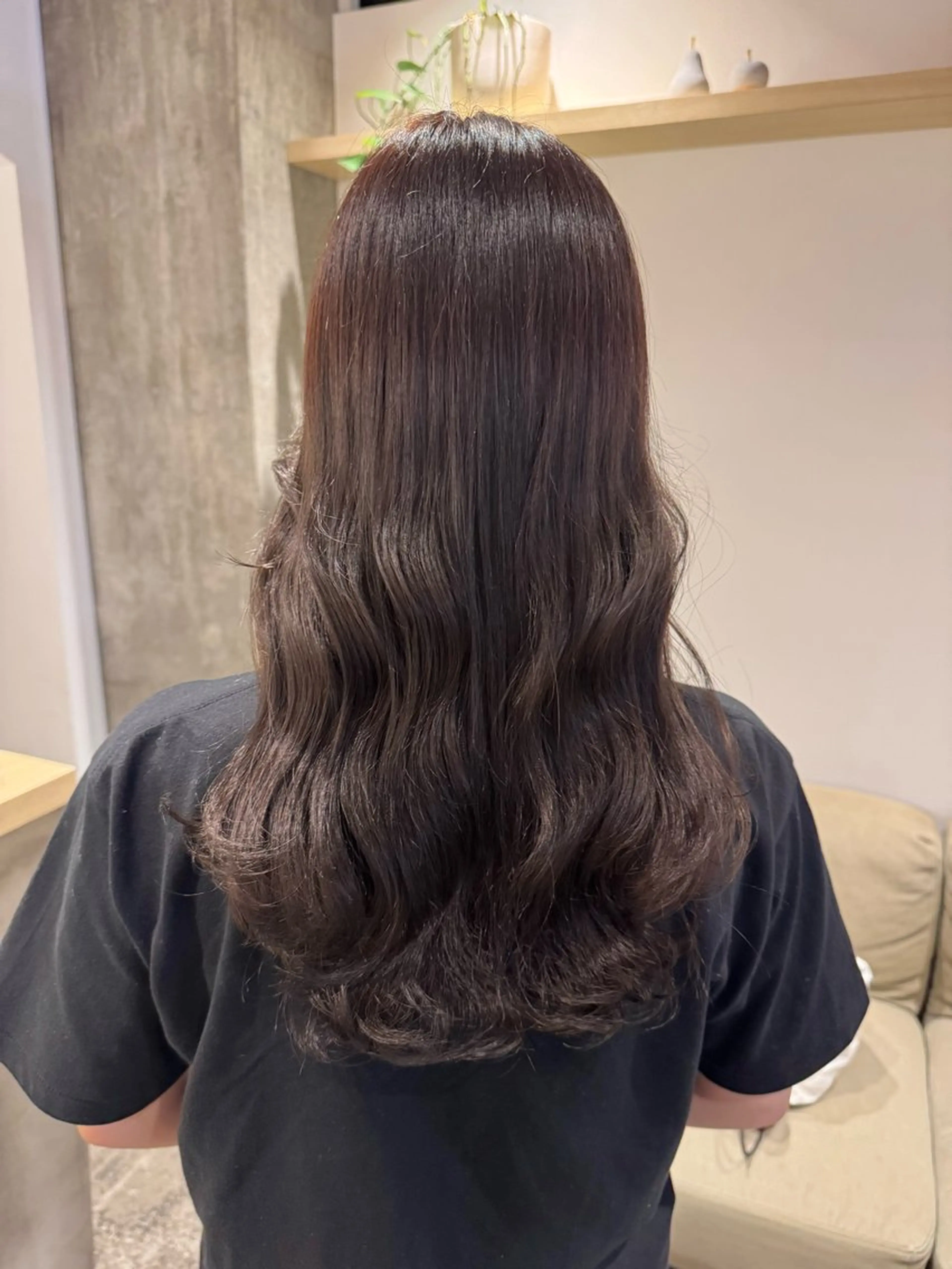 ロング カラー ヘアカラー ハガ コトコのヘアスタイル