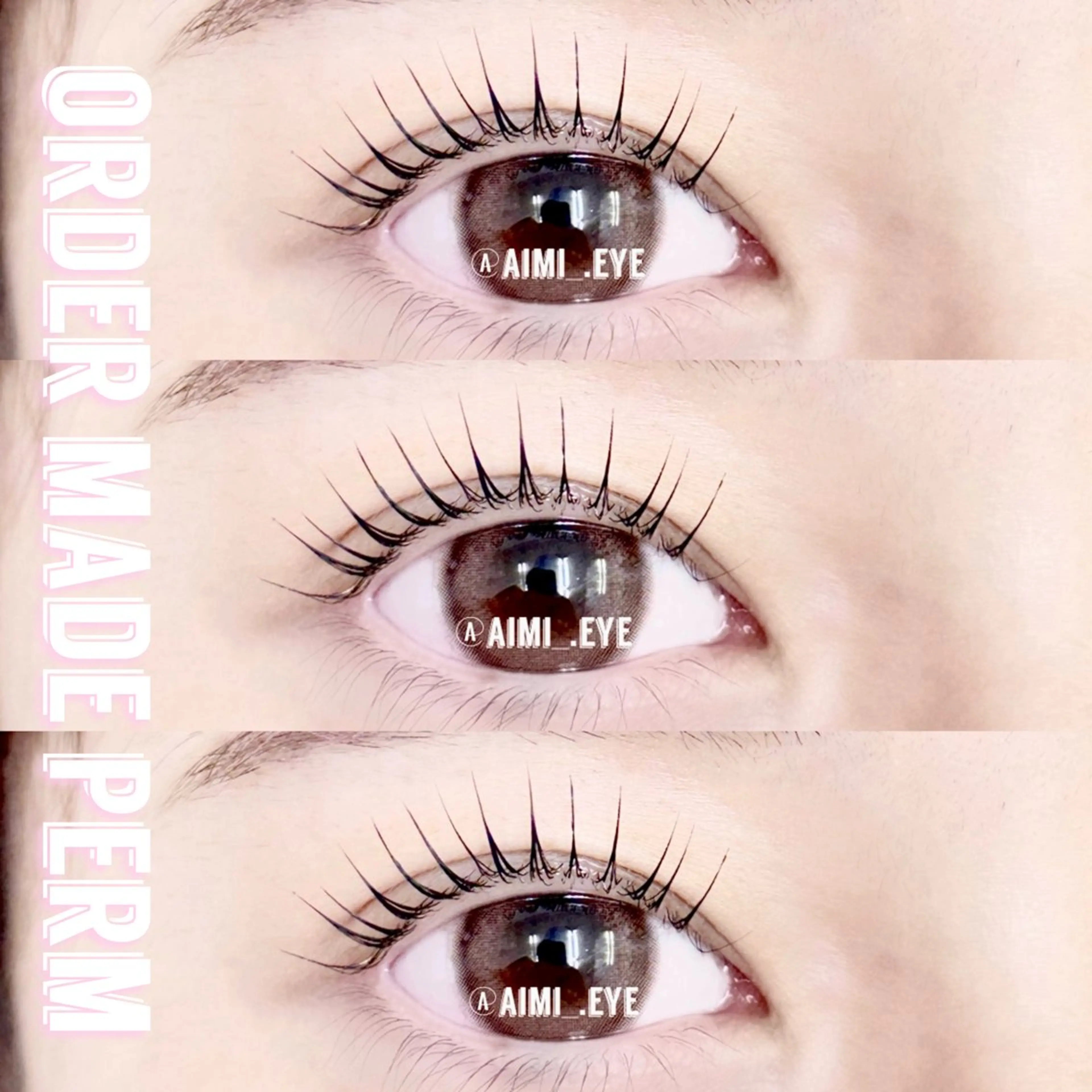 マツエク・マツパ 韓国風マツエク マツパ 𝙚𝙢𝙪. 🖤𝘼𝙞𝙢𝙞のマツエク・マツパデザイン