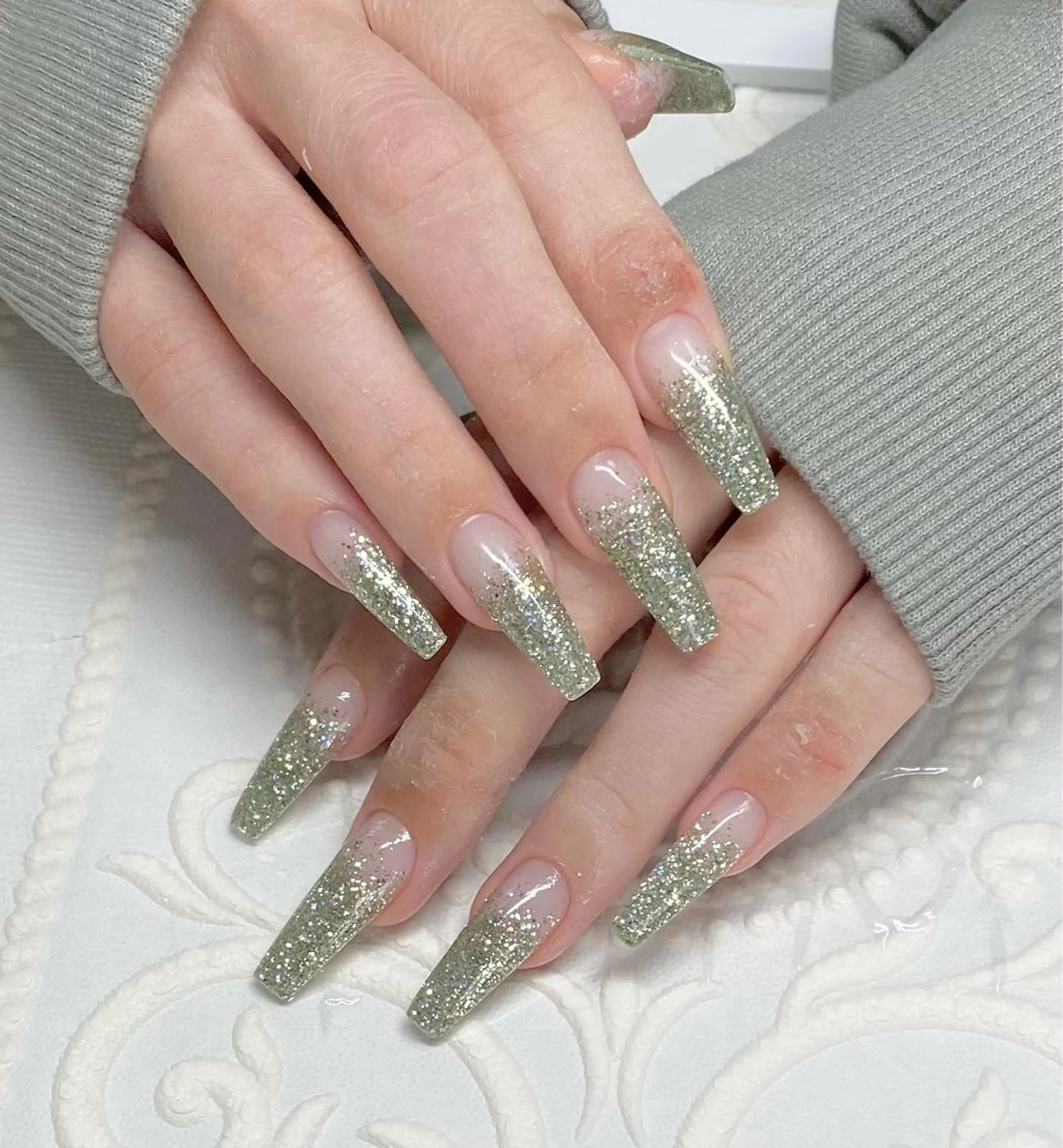 ロング ネイル ハンドネイル lune nail_2017のその他イメージ