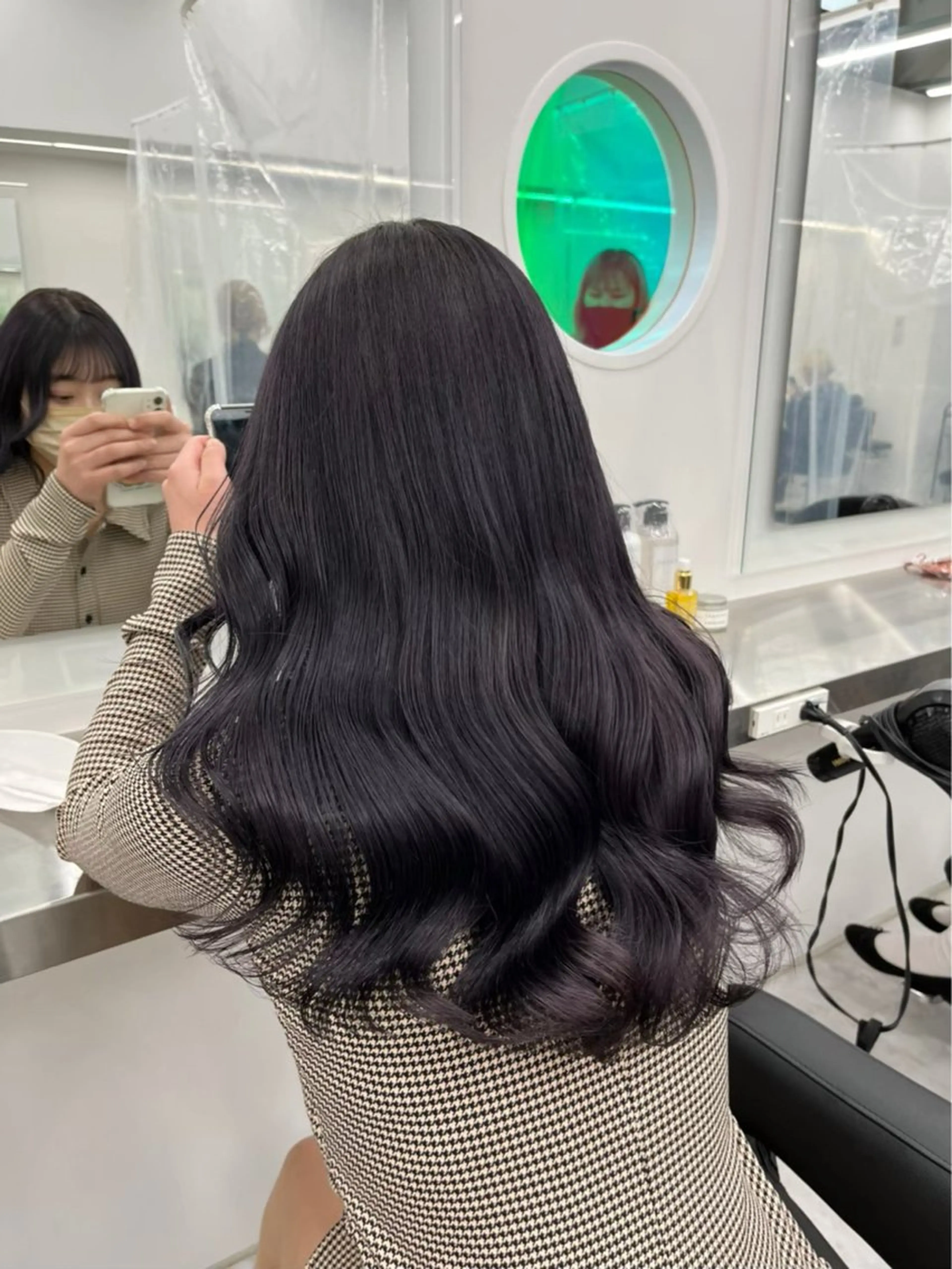 ロング カラー BABY 艶髪暗髪ヘア💖達人のヘアスタイル