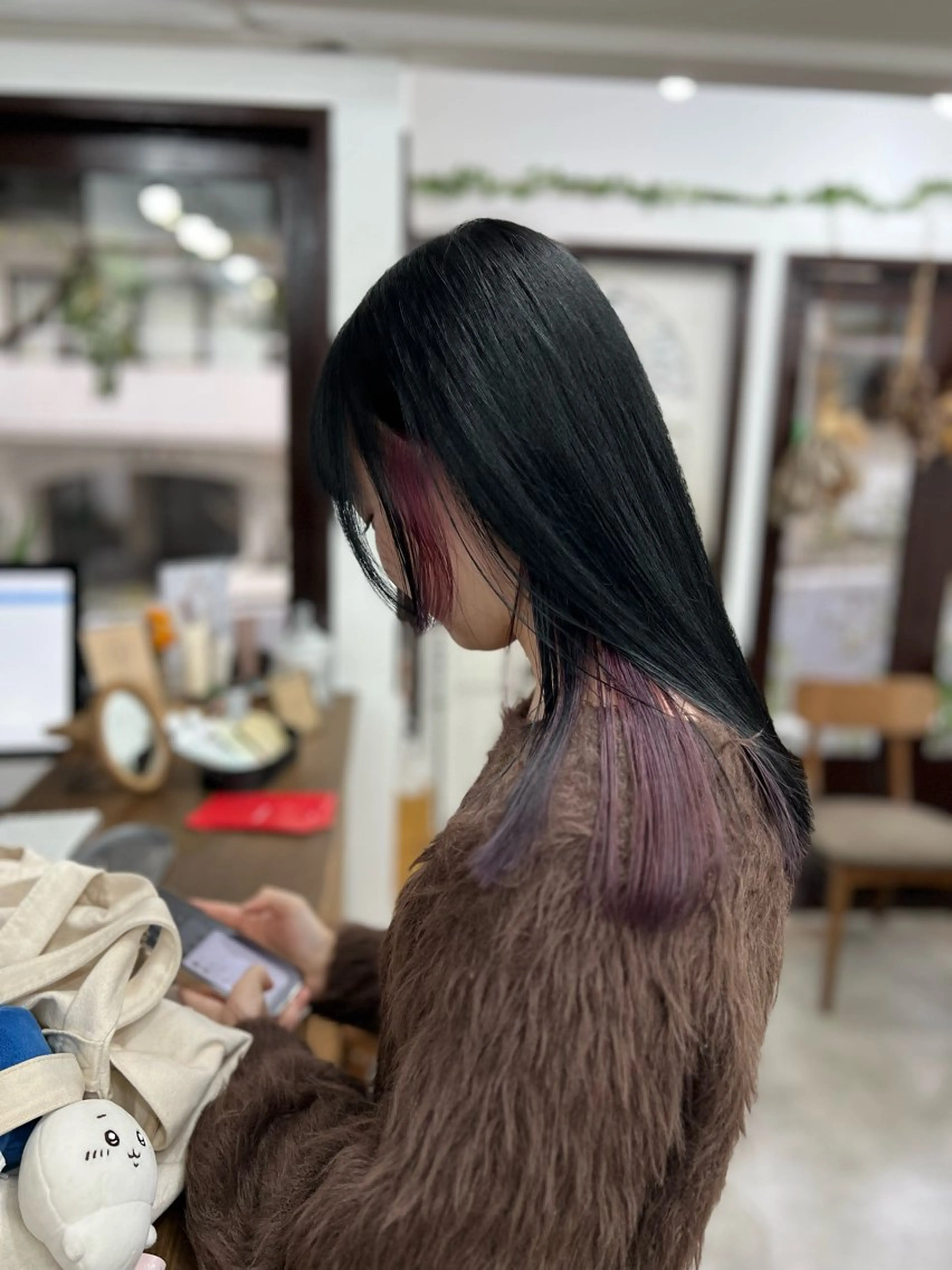 セミロング カラー ヘアカラー トリートメント 木村陸弥 似合わせ 透明感カラー🌿のヘアスタイル