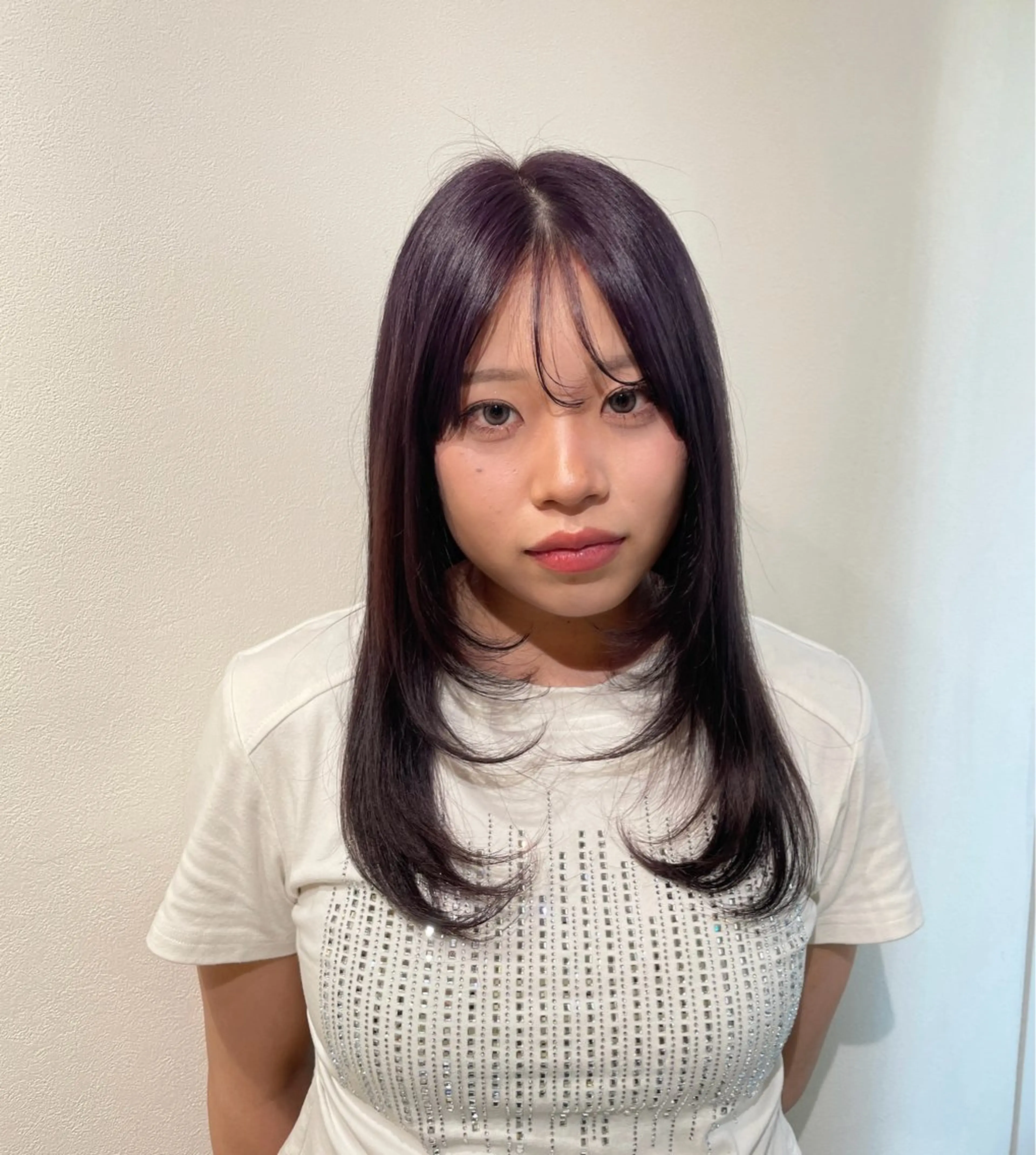 ロング カラー ヘアカラー 似合わせカット ▫️ｲﾁｶ🌻のヘアスタイル