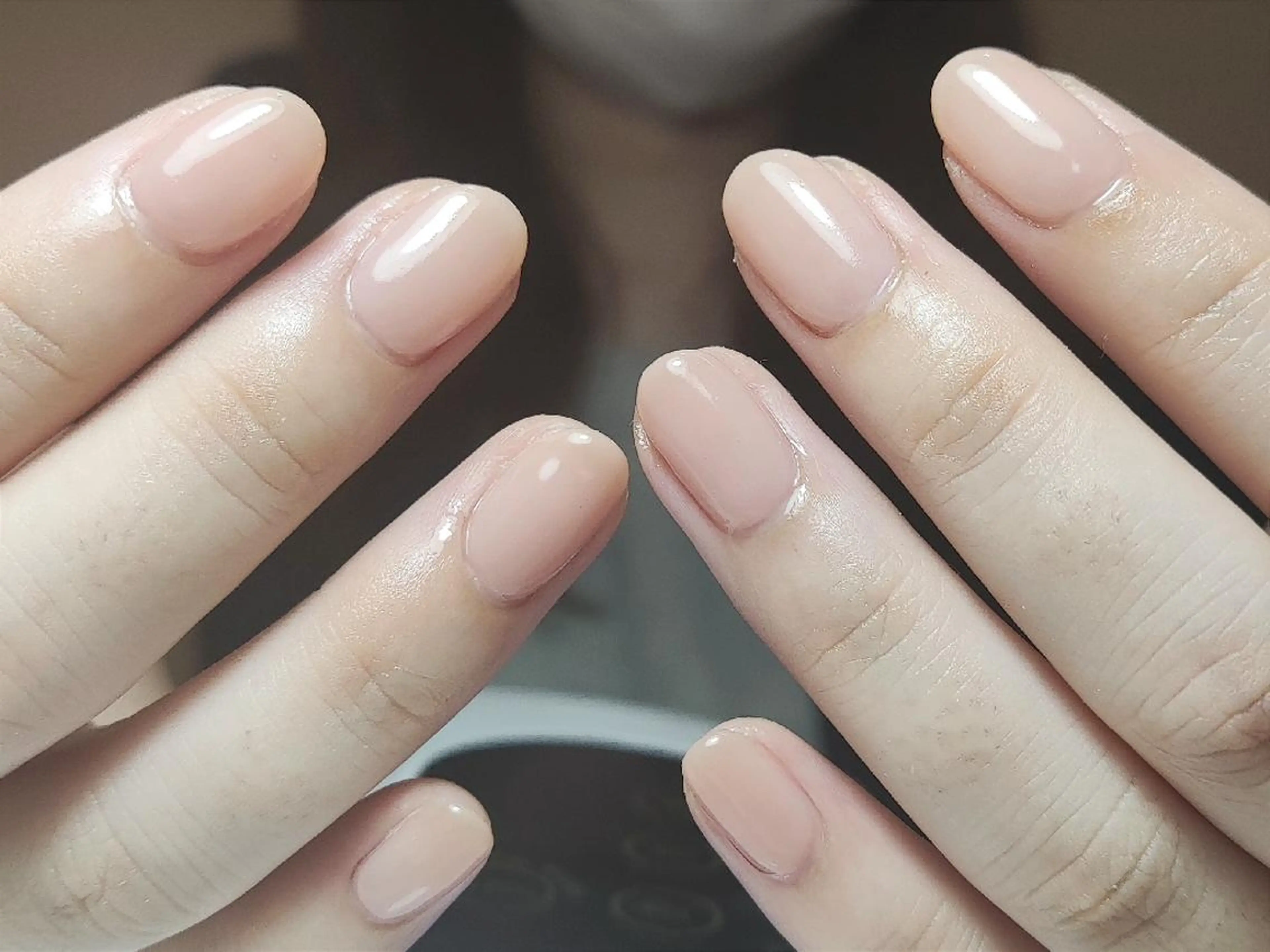 ショート ネイル ジェルネイル オフィスネイル ワンカラーネイル パラジェル シンプルネイル ハンドネイル フットネイル ハンドケア 川畑爪商店 品川高輪 同時施術が人気🌿のネイルデザイン