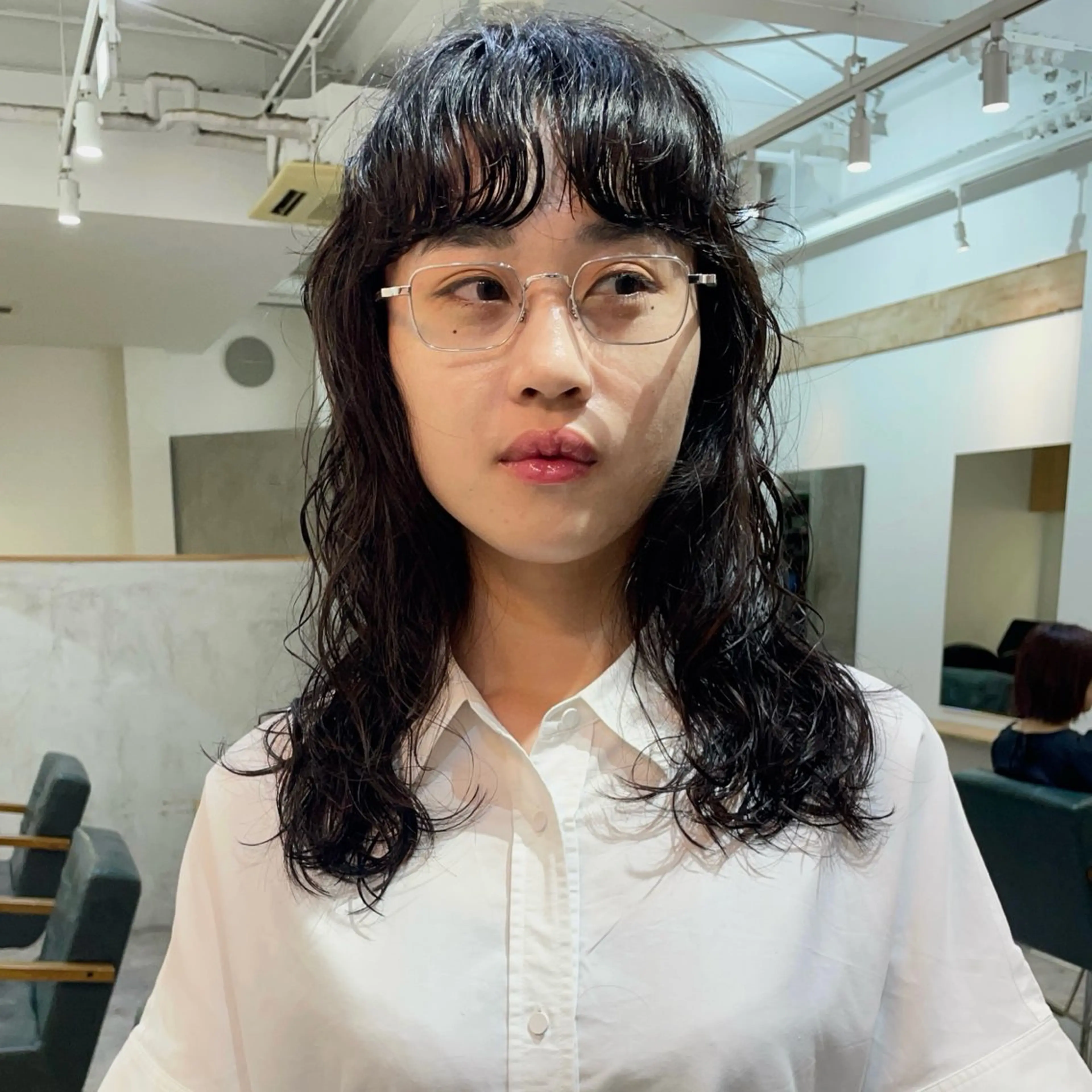 セミロング パーマ カット パーマ トリートメント 野村矩樂/パーマ /縮毛矯正のヘアスタイル