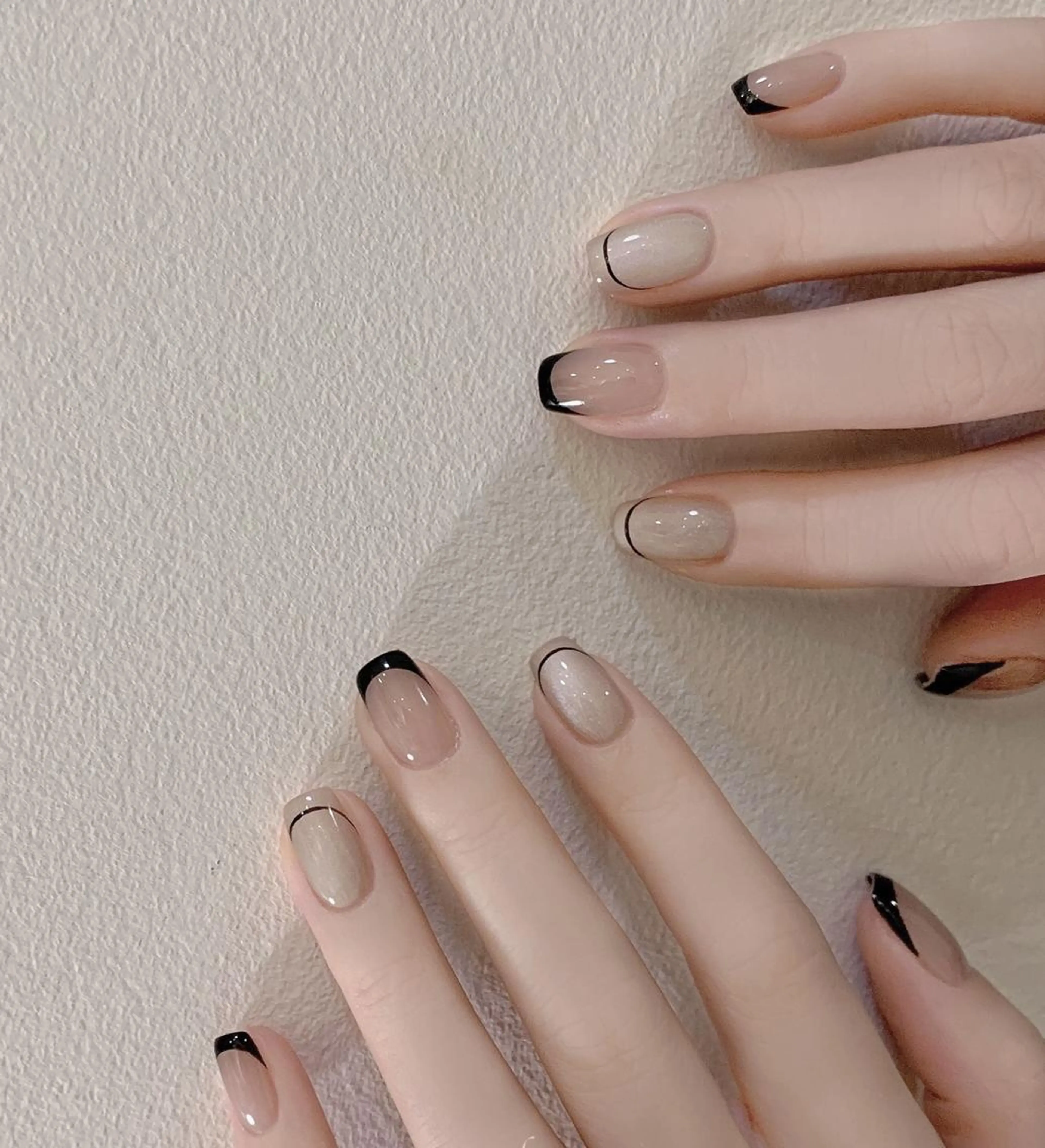 ネイル オーロラネイル チークネイル 長さ出し フットネイル フレンチネイル ハンドネイル リラネイル すみれのネイルデザイン