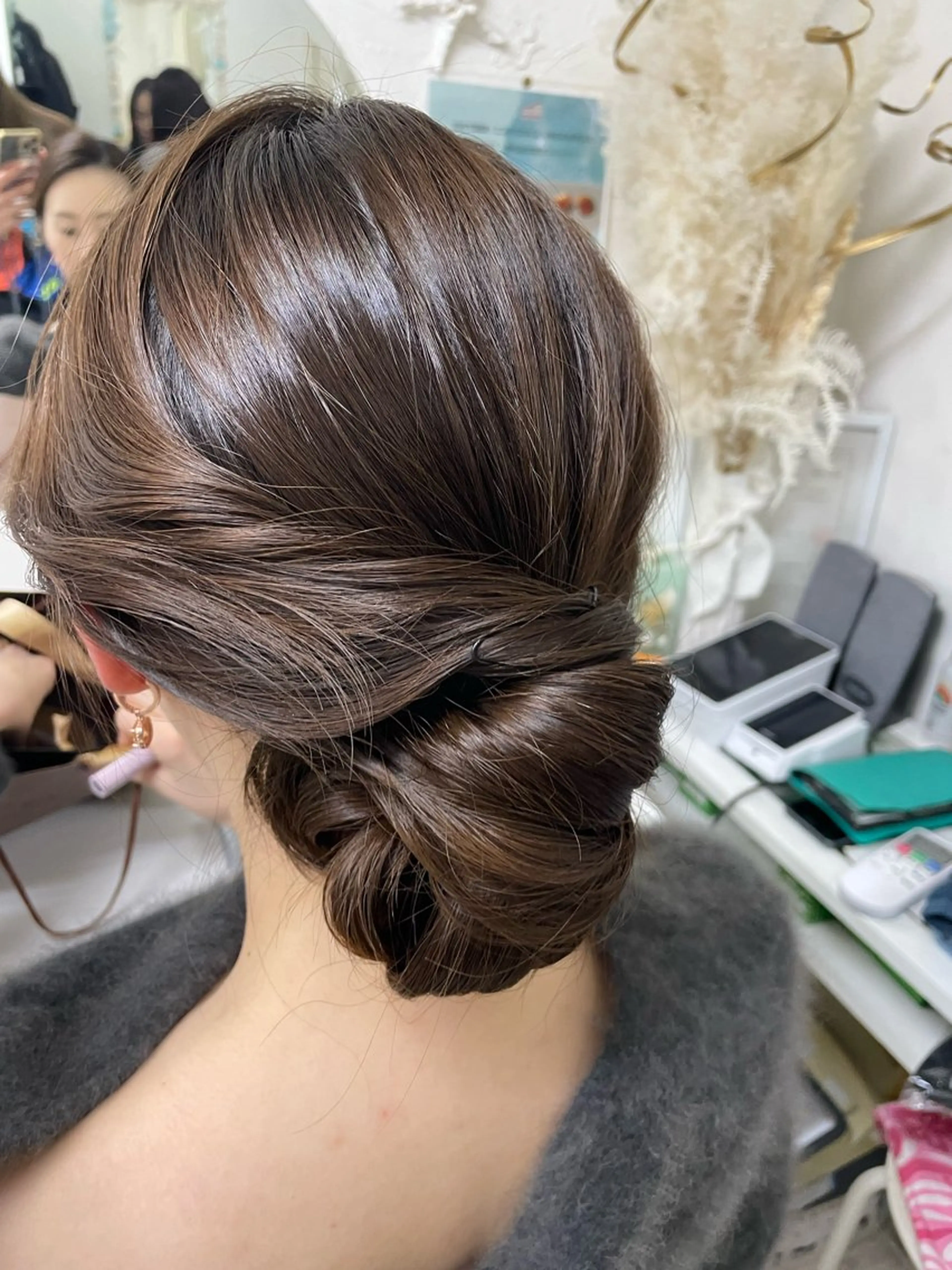 ロング 卒業式のヘアスタイル ヘアセット 六本木/ヘアセット /hairmakeのヘアスタイル