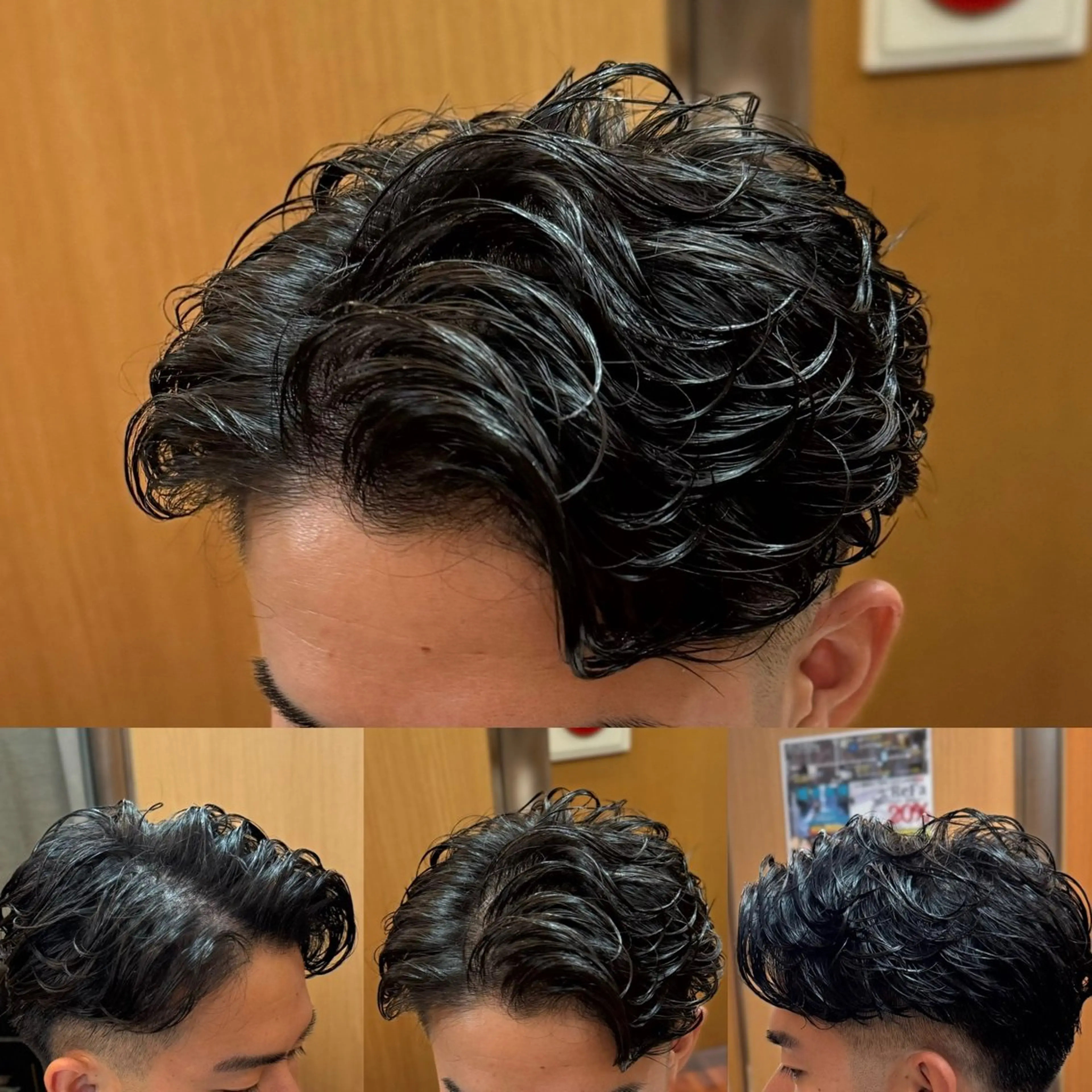 ミディアム BEYOND THE BARBER所属・阿賀 佑季のヘアスタイル