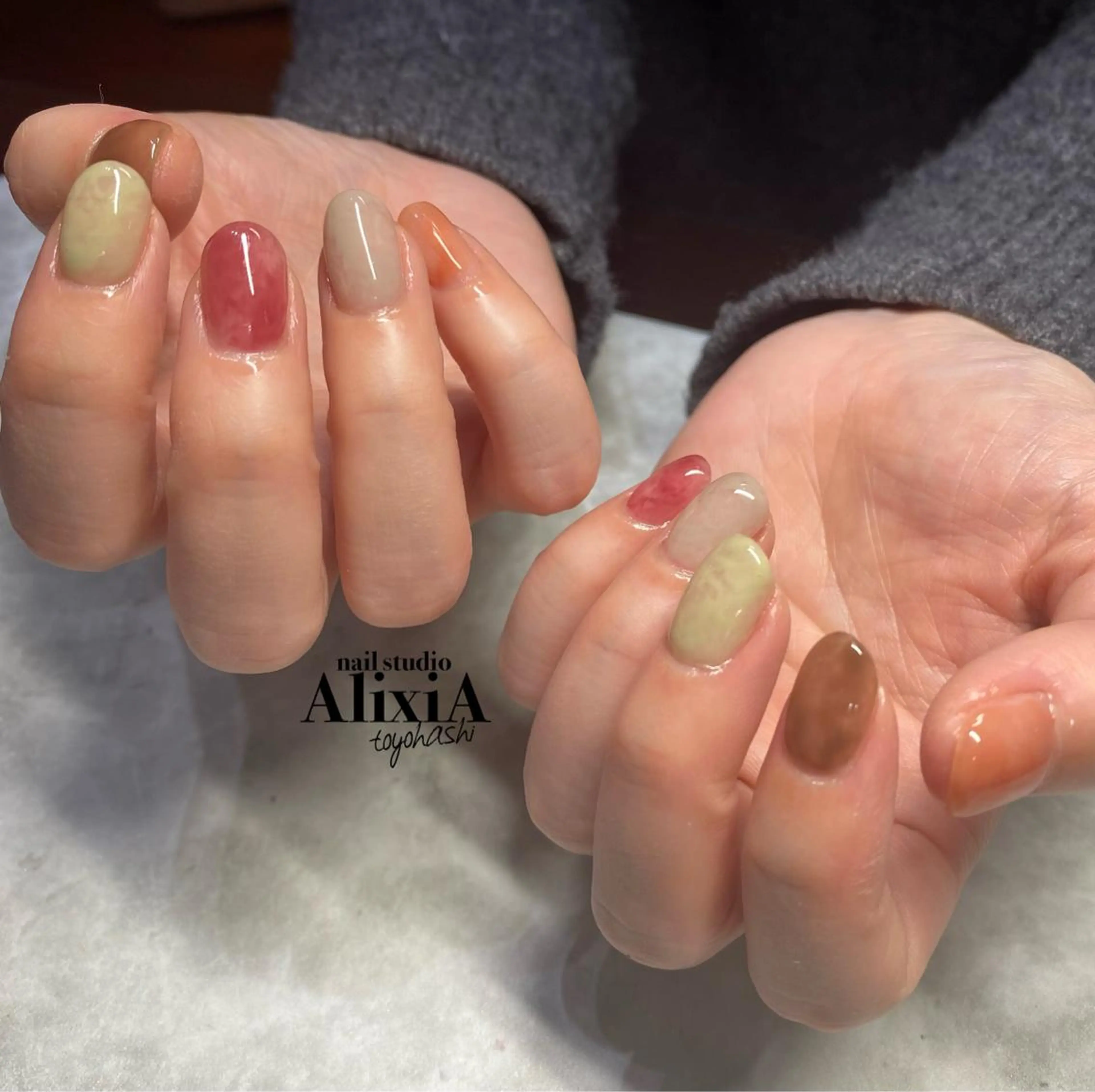 ネイル AlixiA   nail studio所属・AlixiA ゆみのネイルデザイン