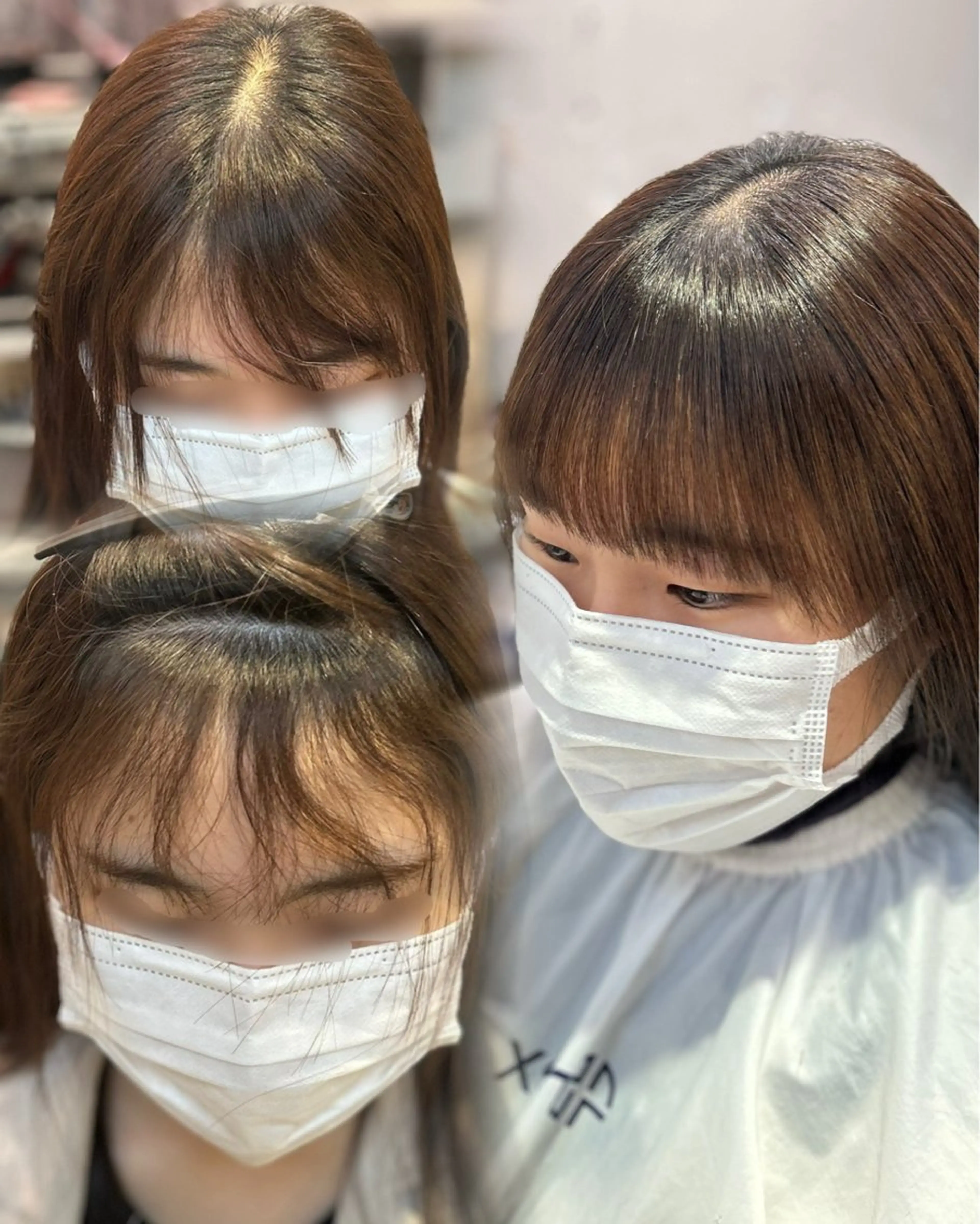 ミディアム カット 縮毛矯正 割れ癖も直す髪質改善 美容師✨みやたのヘアスタイル