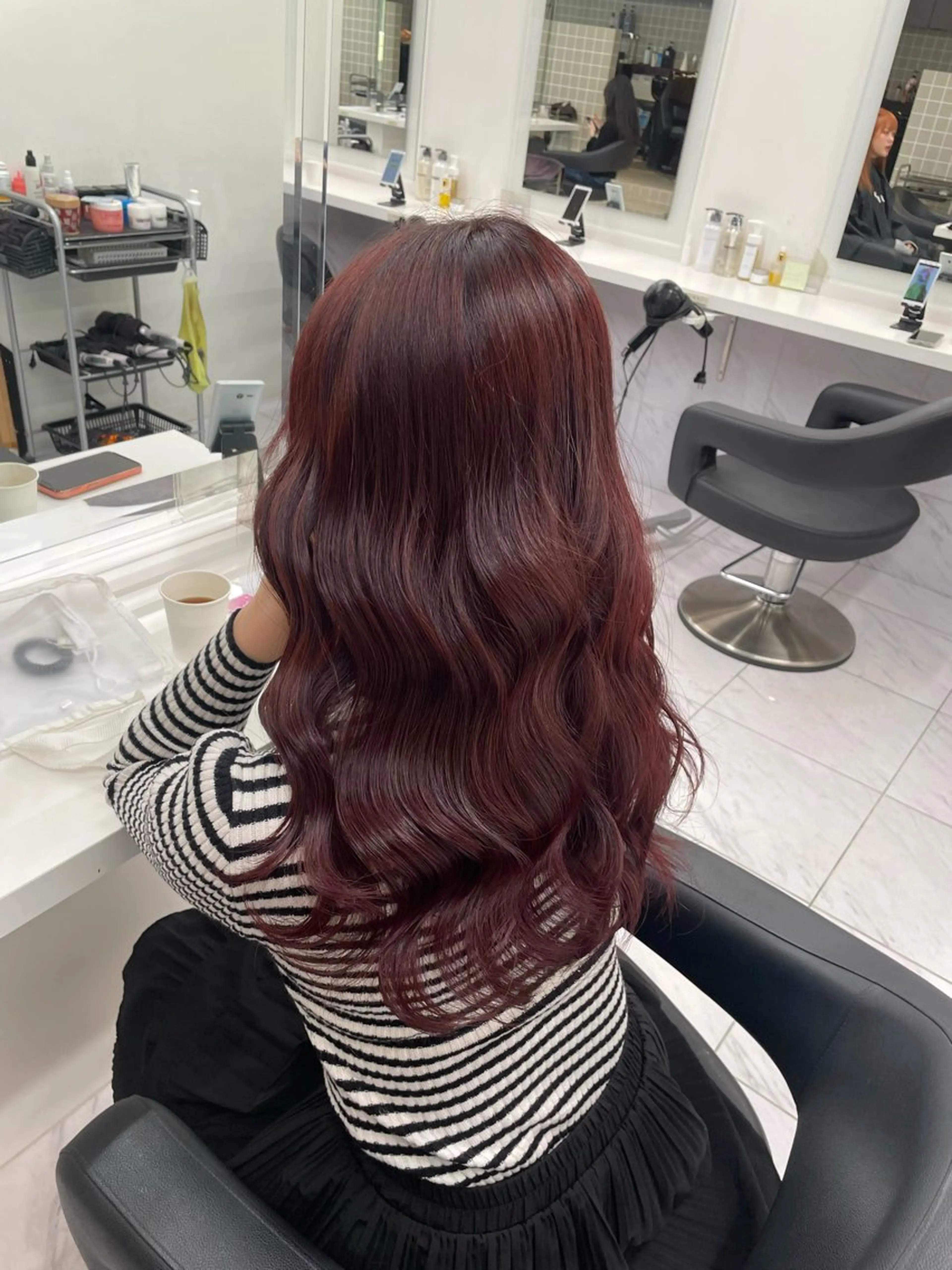 ロング カラー ヘアアレンジ 💗横浜美容室 💗HARUNAのヘアスタイル