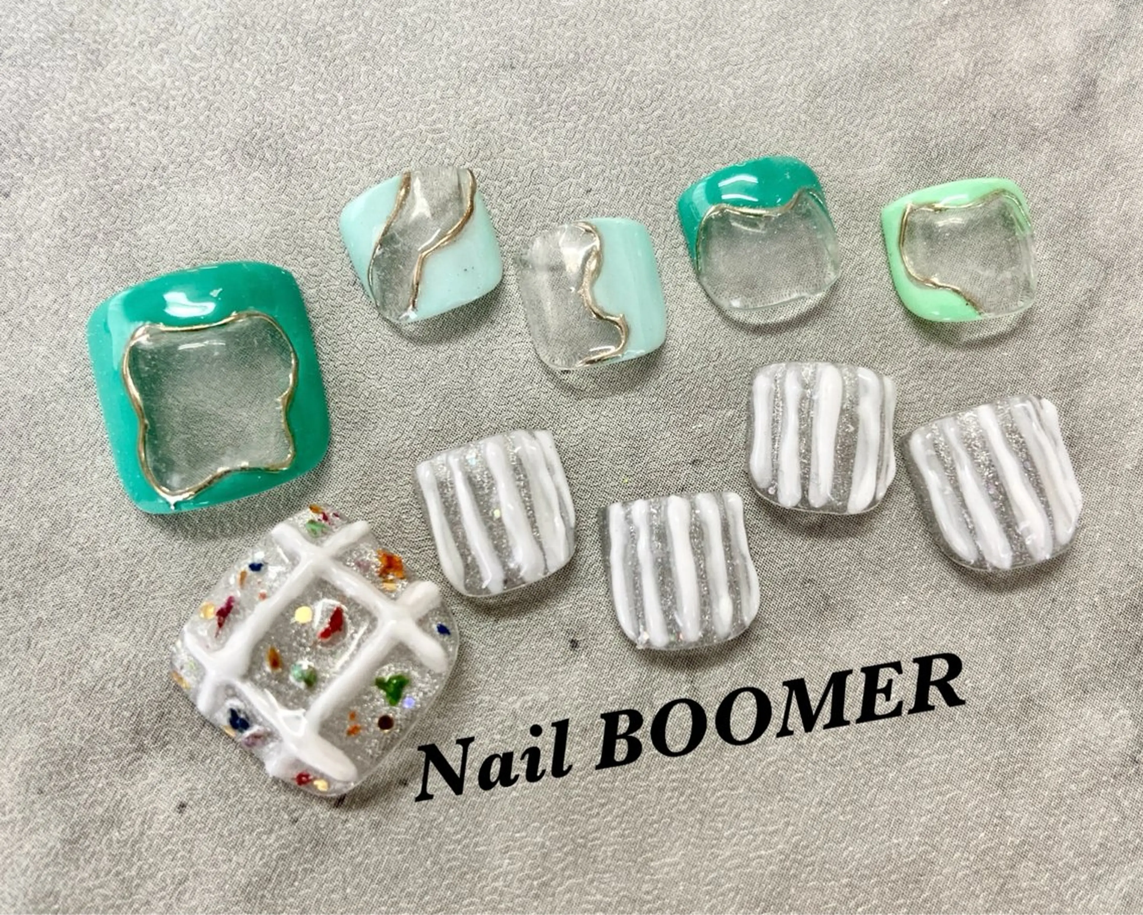 ネイル フットネイル ネイル ブーマーのネイルデザイン