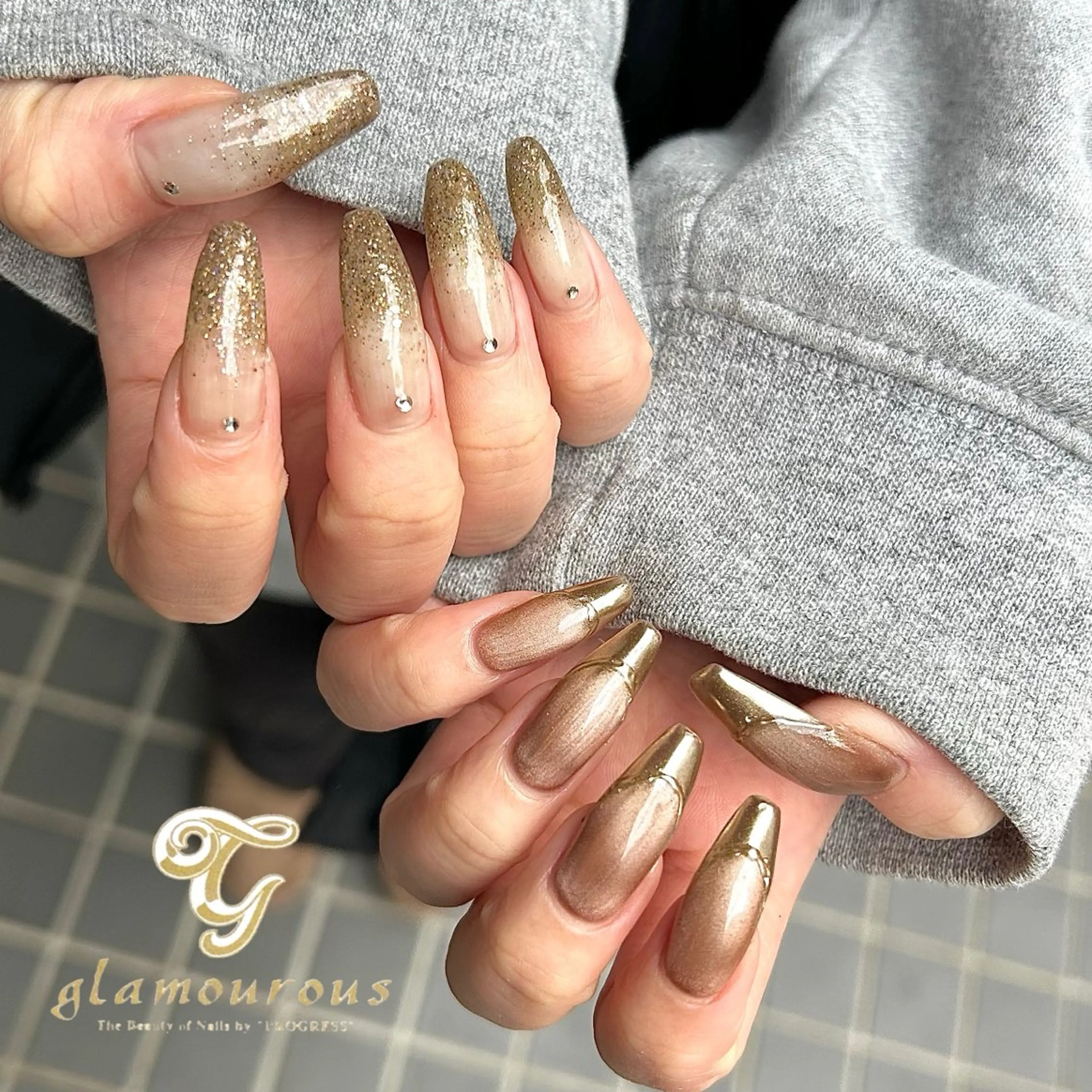 ネイル ロングネイル ハンドネイル 野島 千夏のネイルデザイン