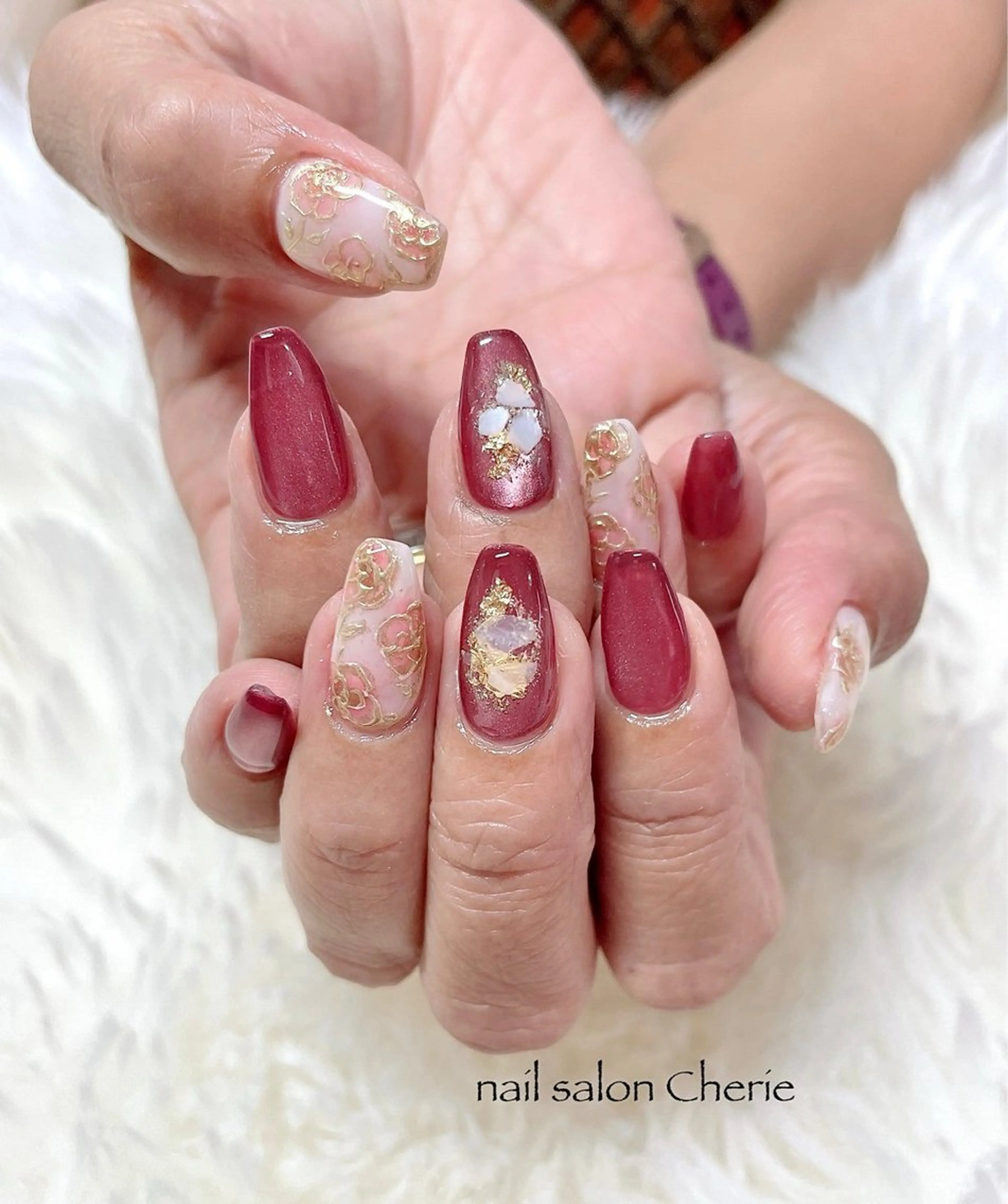 ネイル ハンドネイル nail salon Cherie ネイルサロン シェリー所属・nail salon Cherieのネイルデザイン