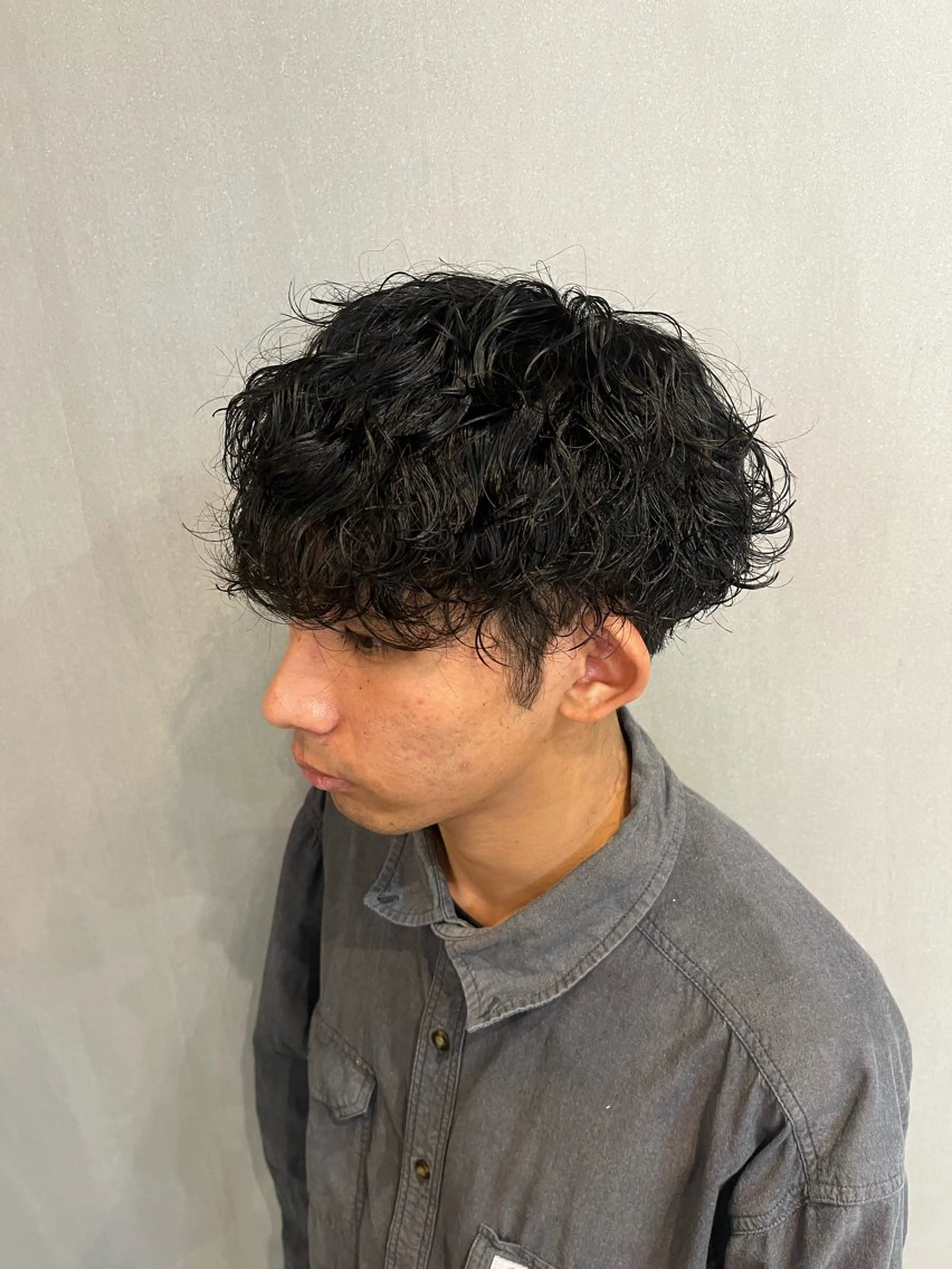 ショート パーマ メンズ パーマ fifth / 山下 和輝 海外風スタイルのヘアスタイル