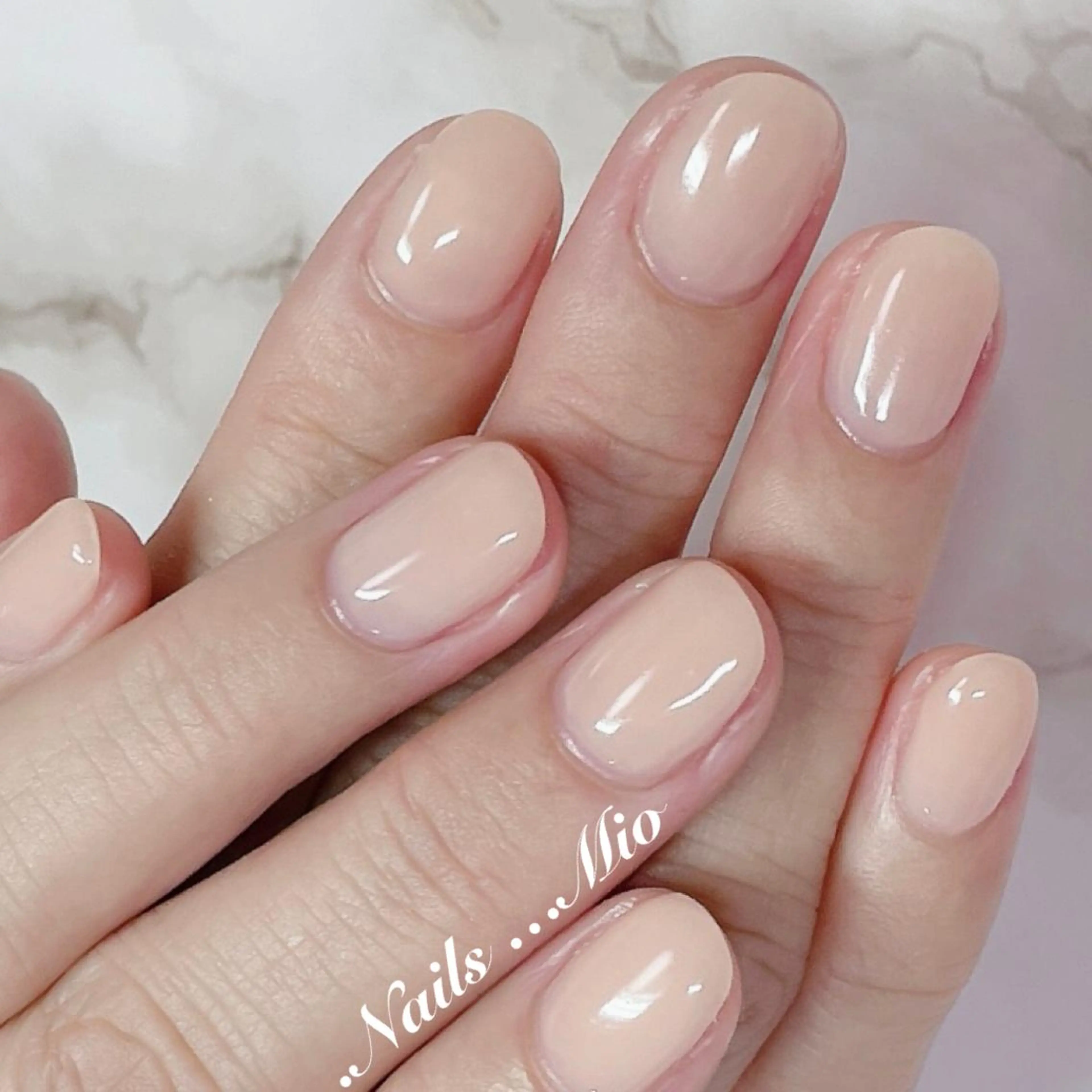 ネイル ワンカラーネイル .Nails Mio 赤羽西ネイルサロンのネイルデザイン