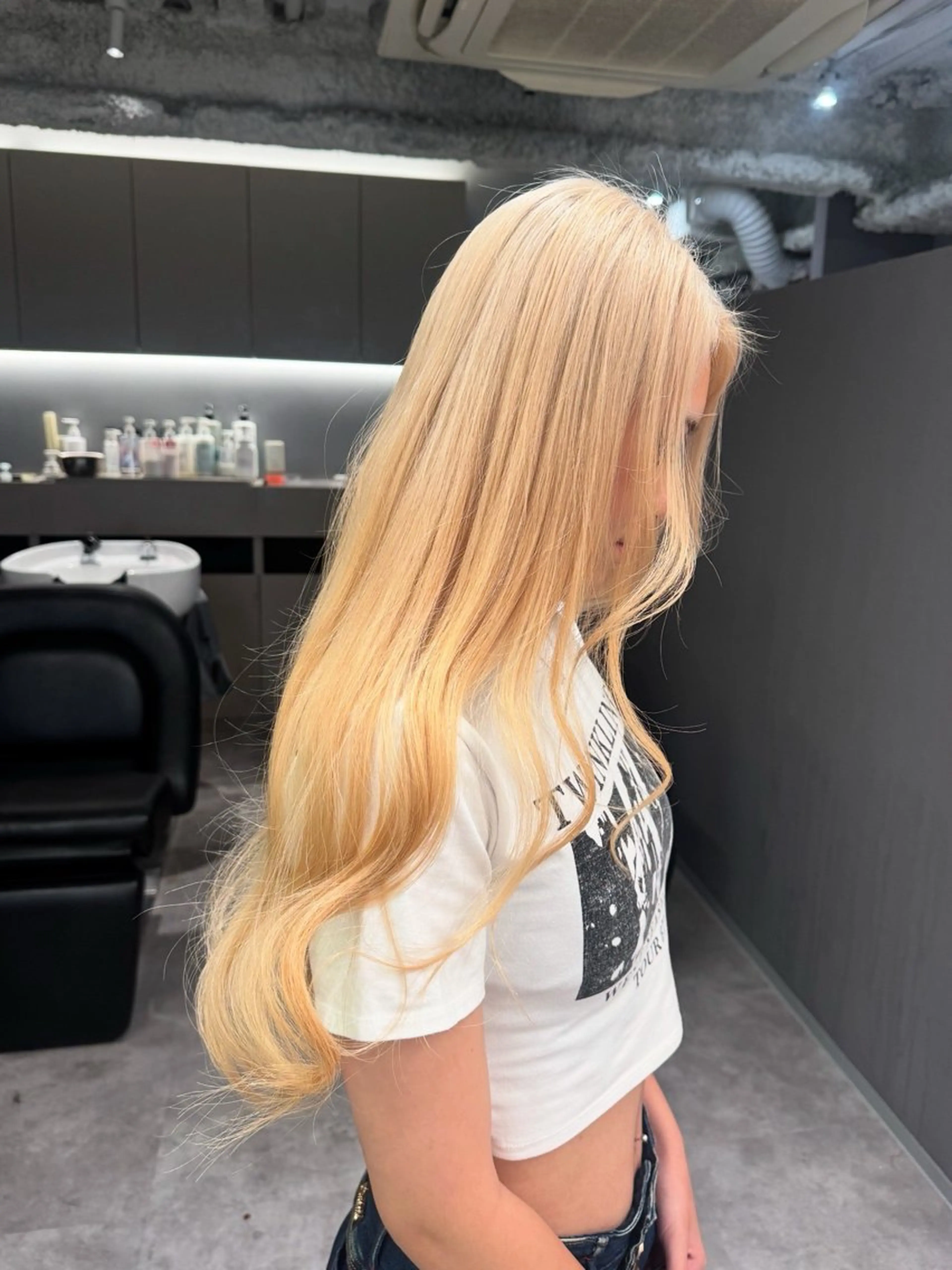 ロング ヘアカラー ハイトーン/名古屋 Hinakiのヘアスタイル