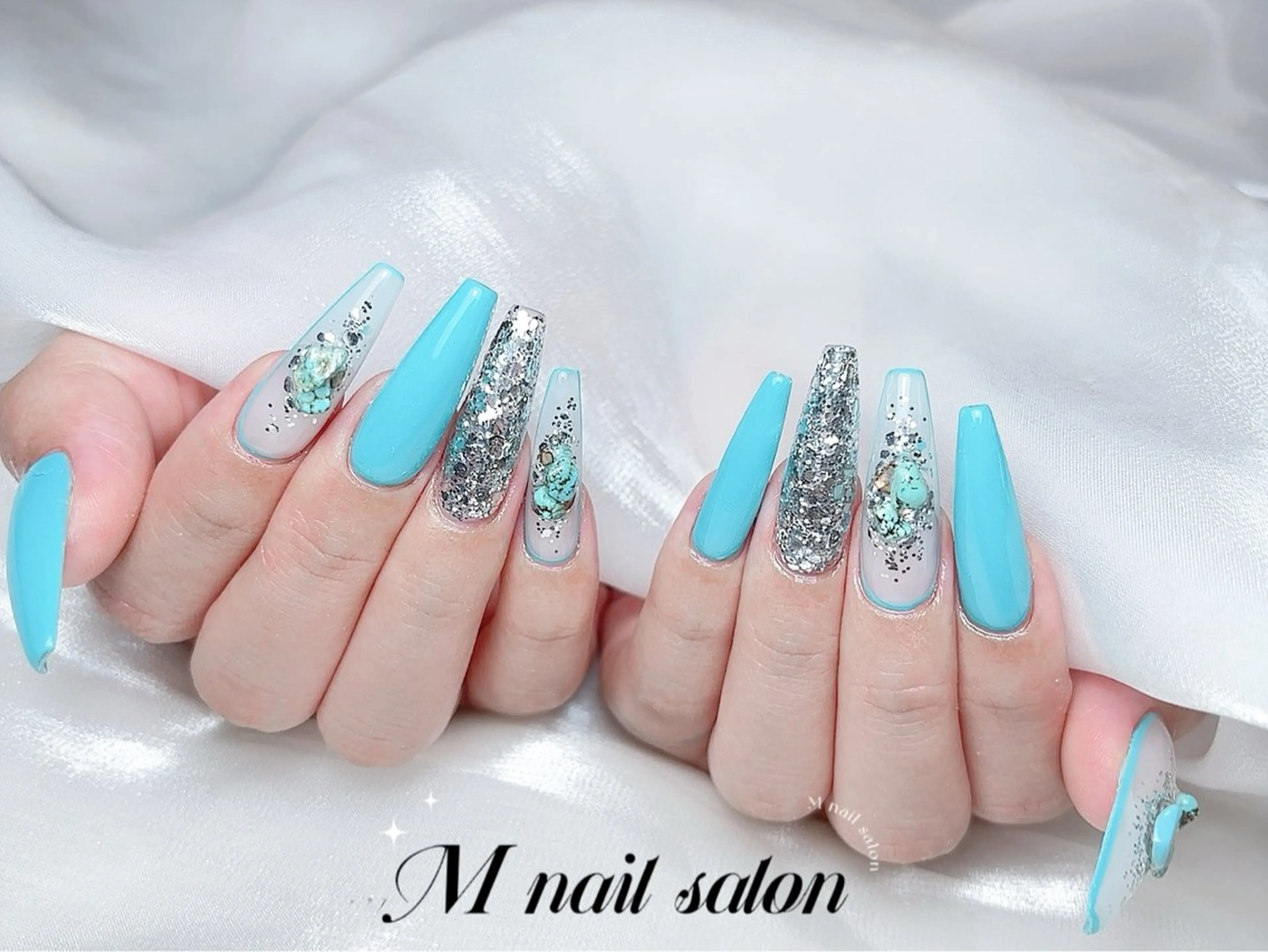 ネイル ハンドネイル M🌷nail 長さだし専門店のネイルデザイン