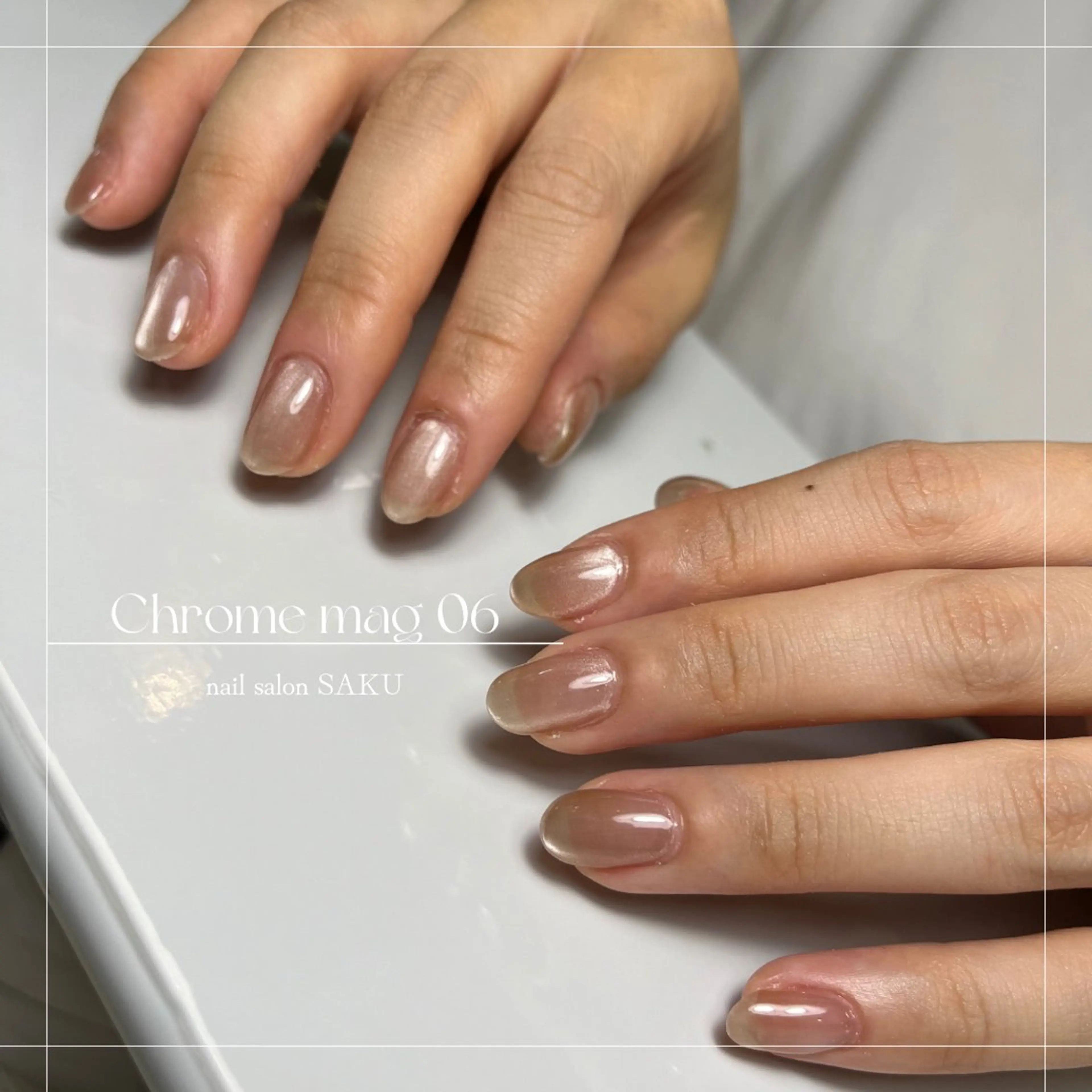 ネイル ニュアンスネイル シンプルネイル ハンドネイル SAKU  nail[サクネイル]所属・SAKU nail 作島茜のネイルデザイン