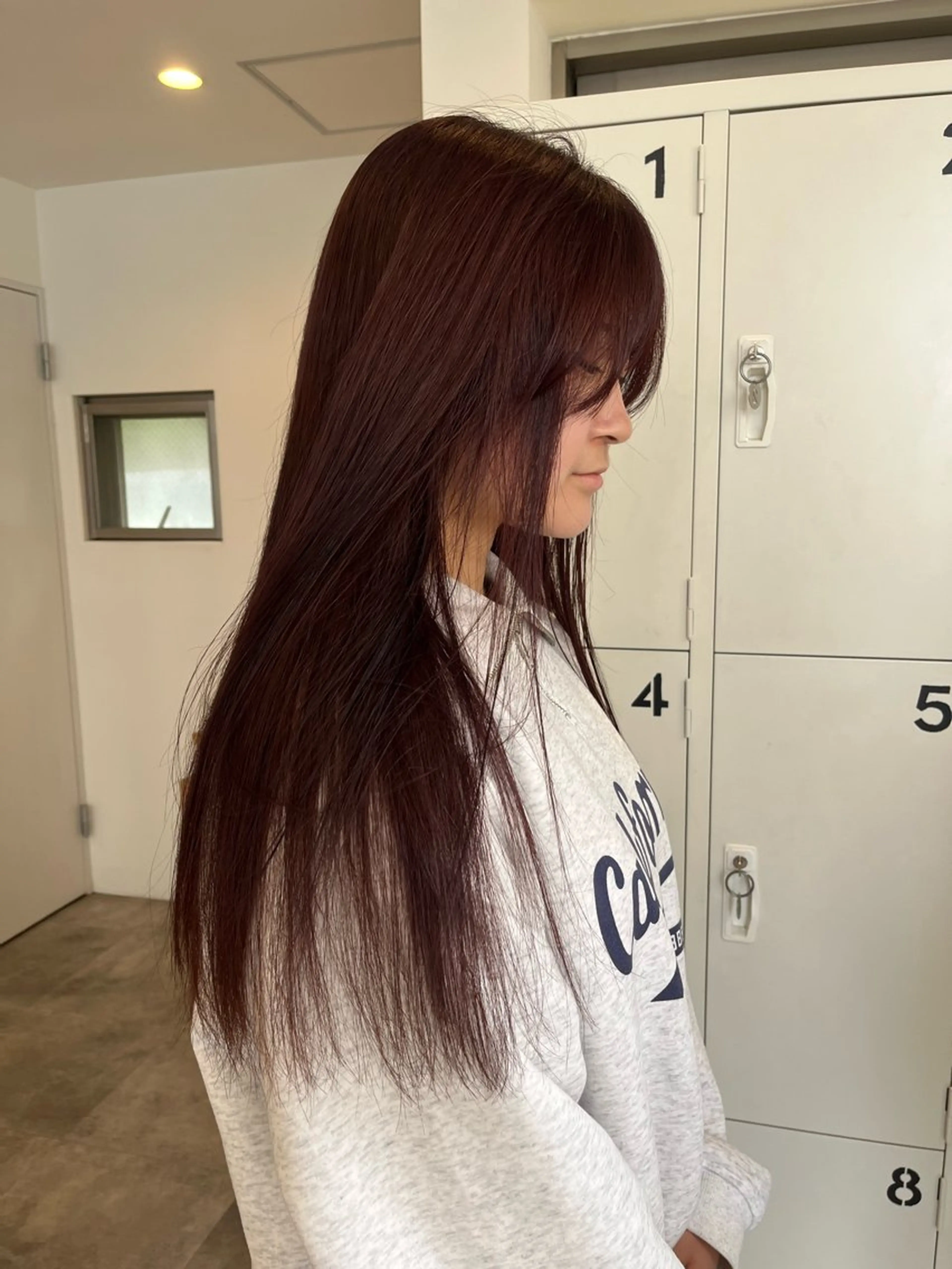 ロング カラー ブリーチ ブリーチなしカラー benji 登戸所属・竹内 菜々子のヘアスタイル