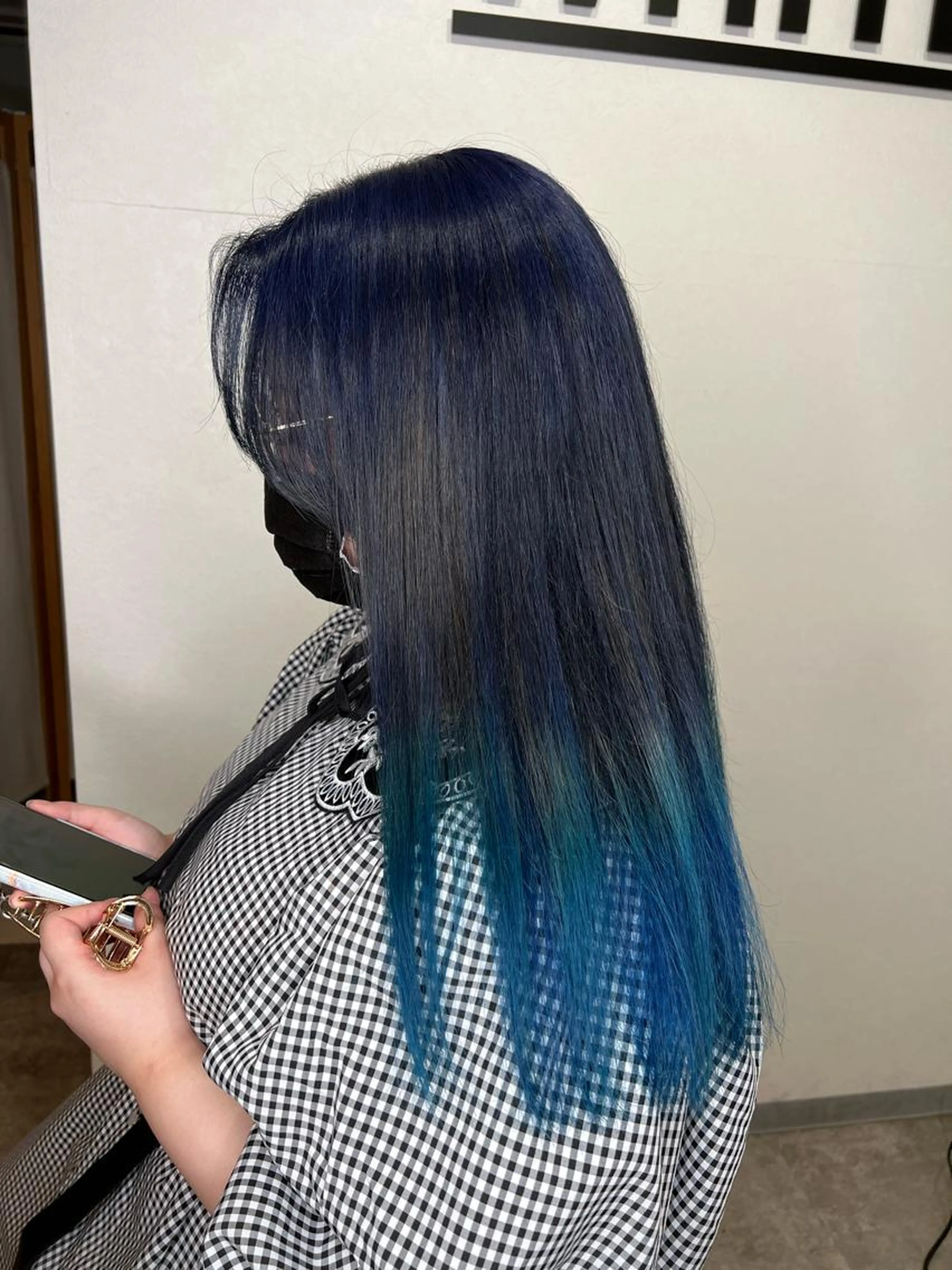 🫧裾カラー🫧ブリーチ＋カラーの写真