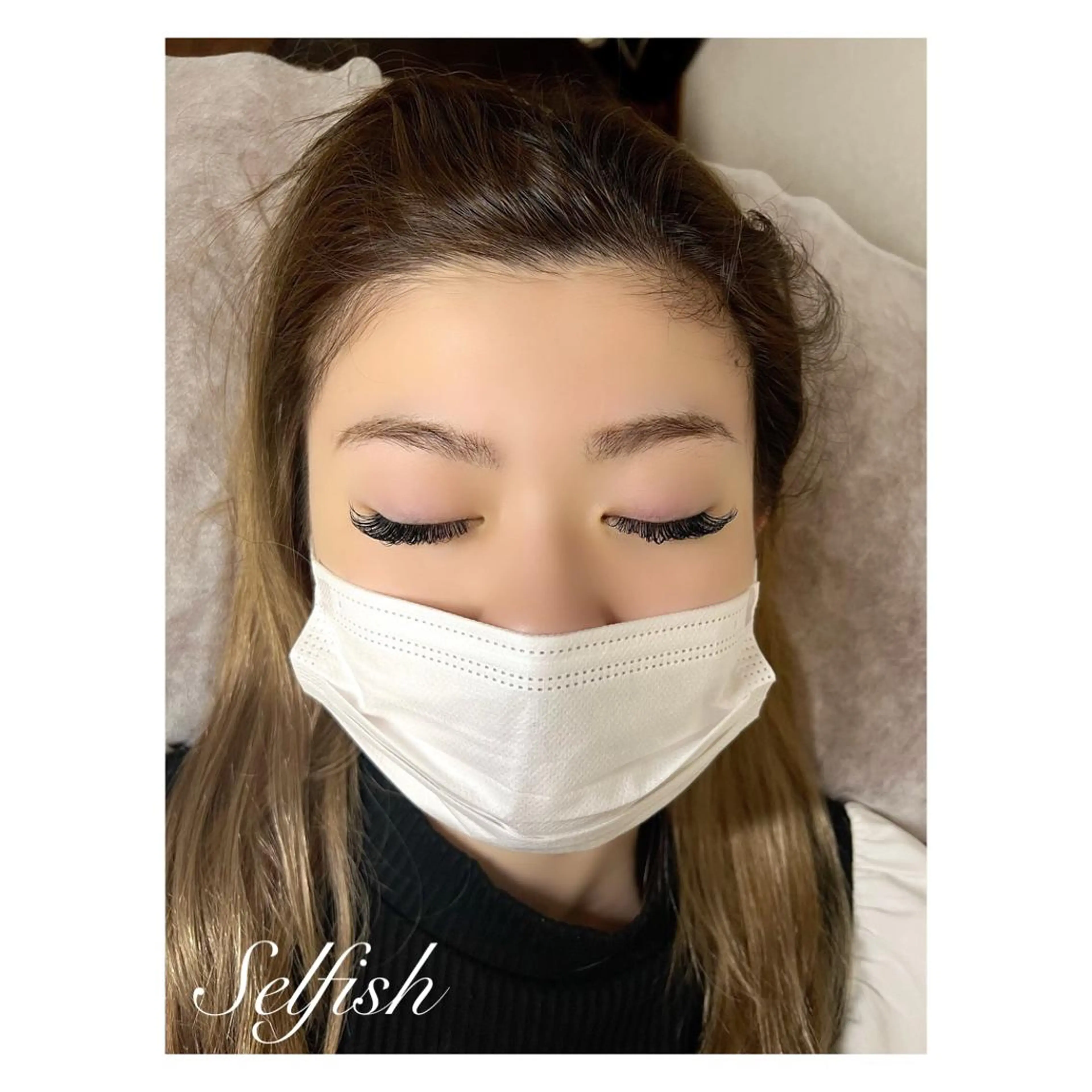 マツエク・マツパ 付け放題 フラットラッシュ マツエク eyelashsalonSelfish所属・. Selfishのマツエク・マツパデザイン