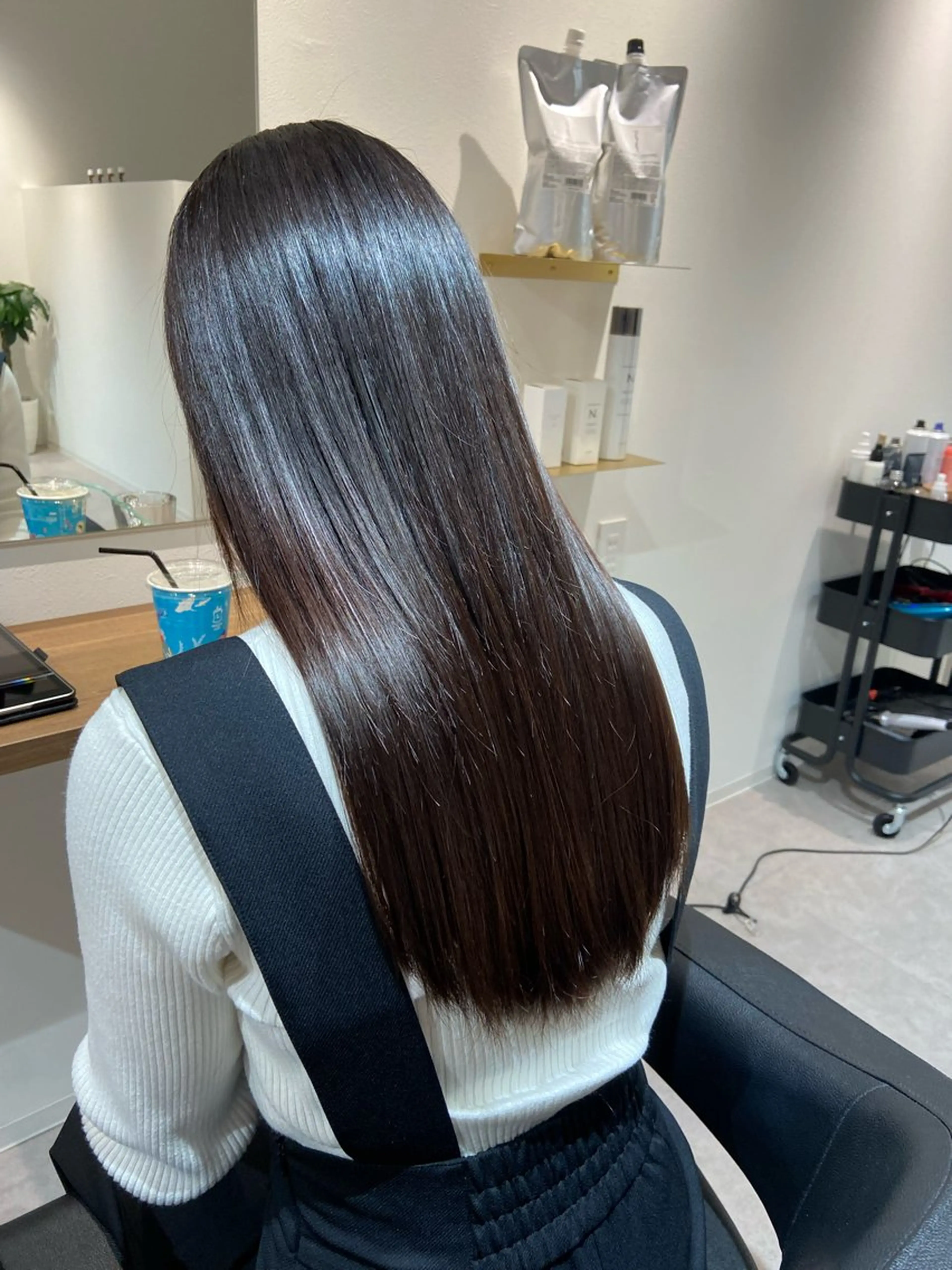 ロング 髪質改善 トリートメント Le un所属・Leun（ルアン） 奥村綾菜のヘアスタイル